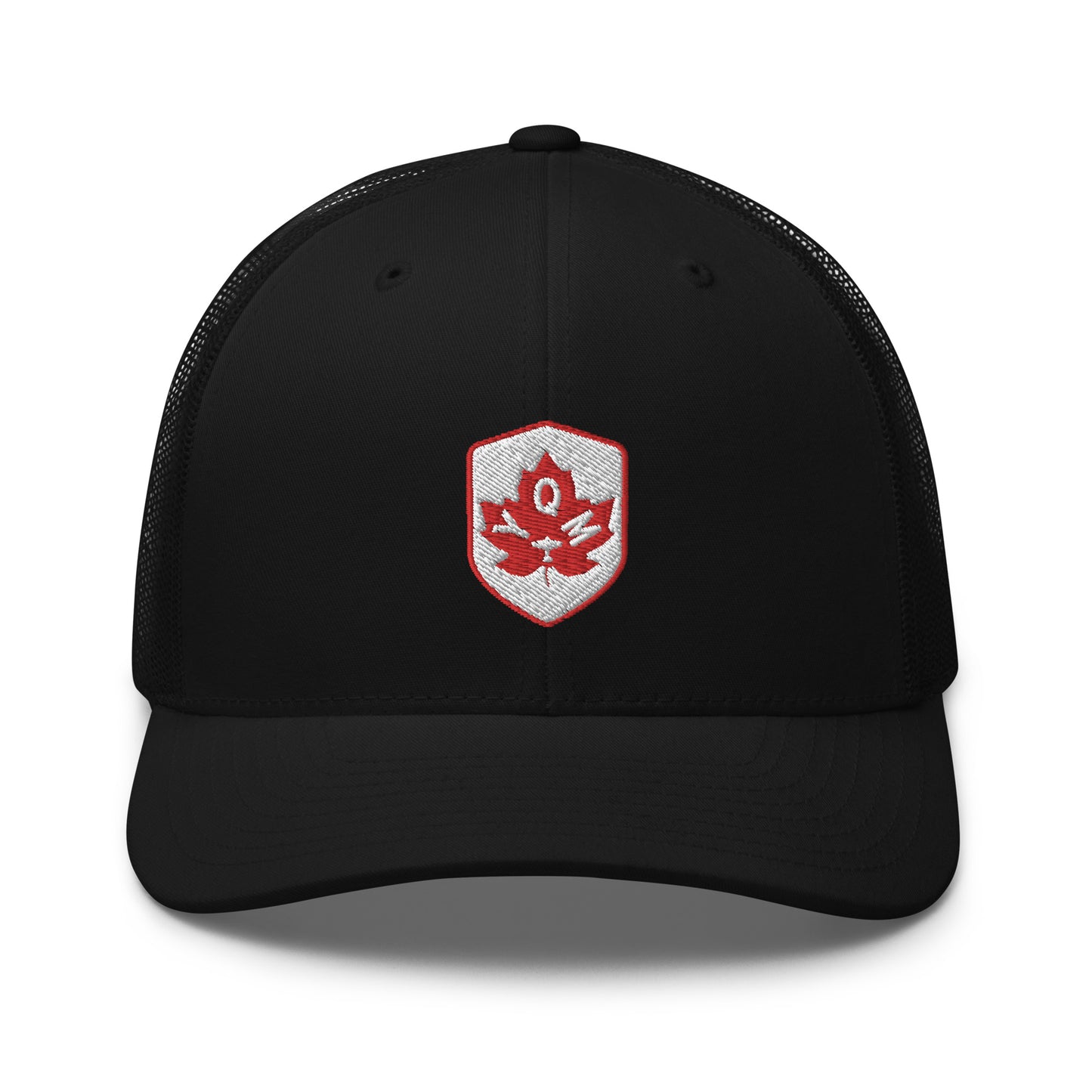 Maple Leaf Trucker Hat - Red/White • YQM Moncton • YHM Designs - Image 08