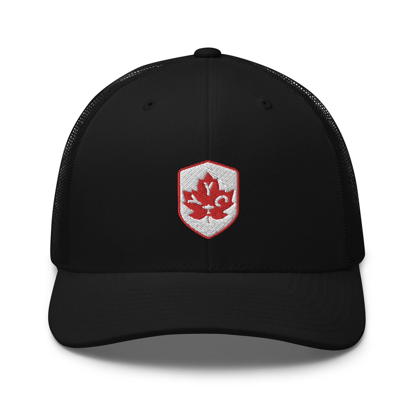 Maple Leaf Trucker Hat - Red/White • YYC Calgary • YHM Designs - Image 08