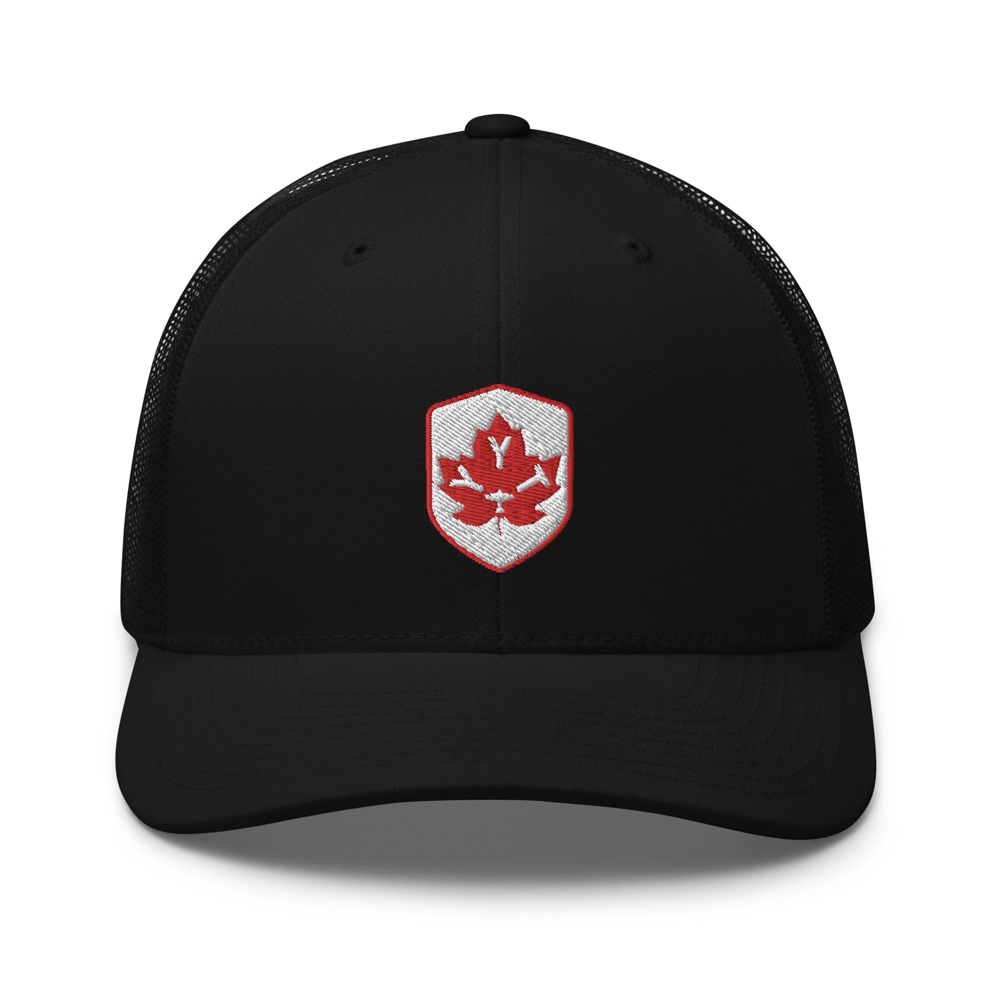 Maple Leaf Trucker Hat - Red/White • YYT St. John's • YHM Designs - Image 08