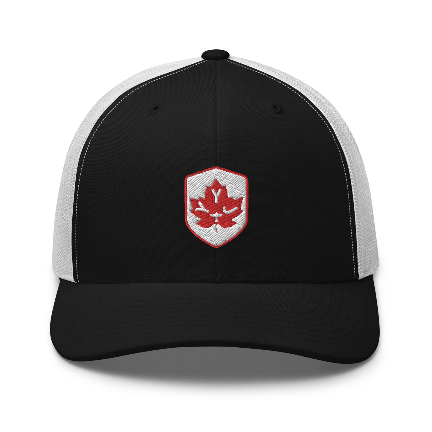 Maple Leaf Trucker Hat - Red/White • YYJ Victoria • YHM Designs - Image 11