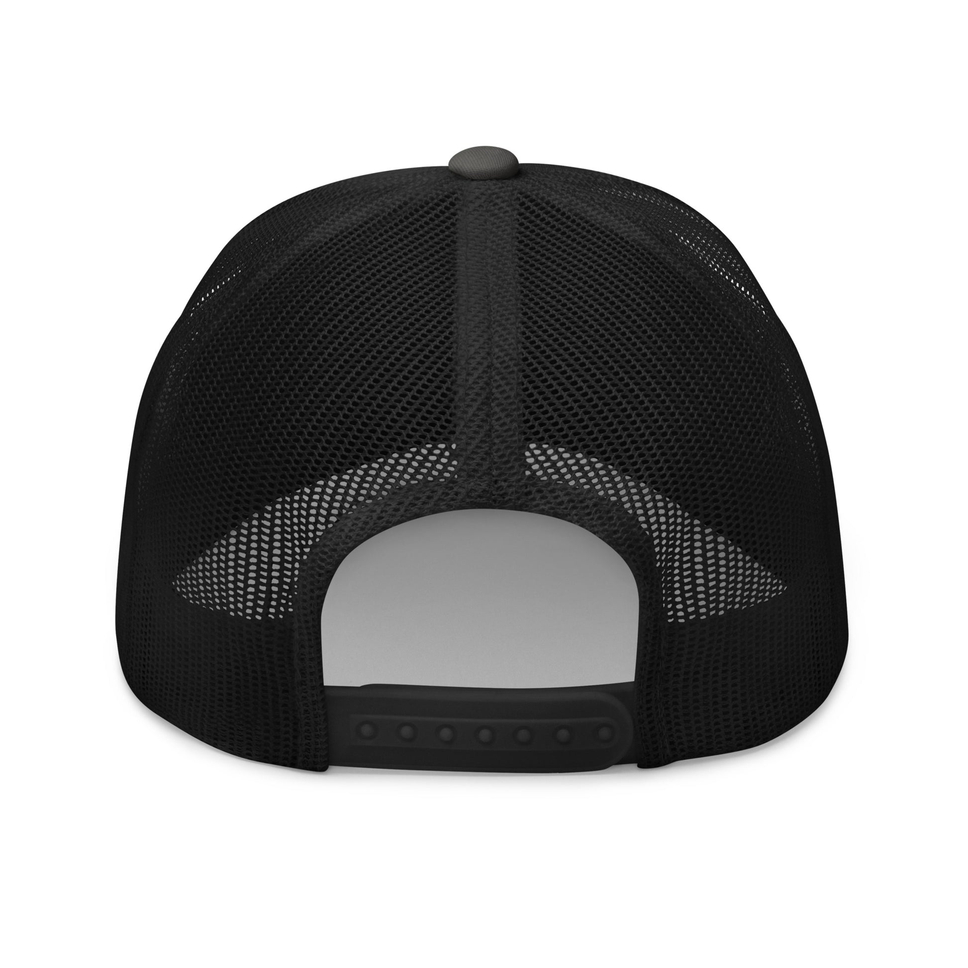 Retro Jetliner Trucker Hat • Black and Orange • JNB Johannesburg • YHM Designs - Image 06