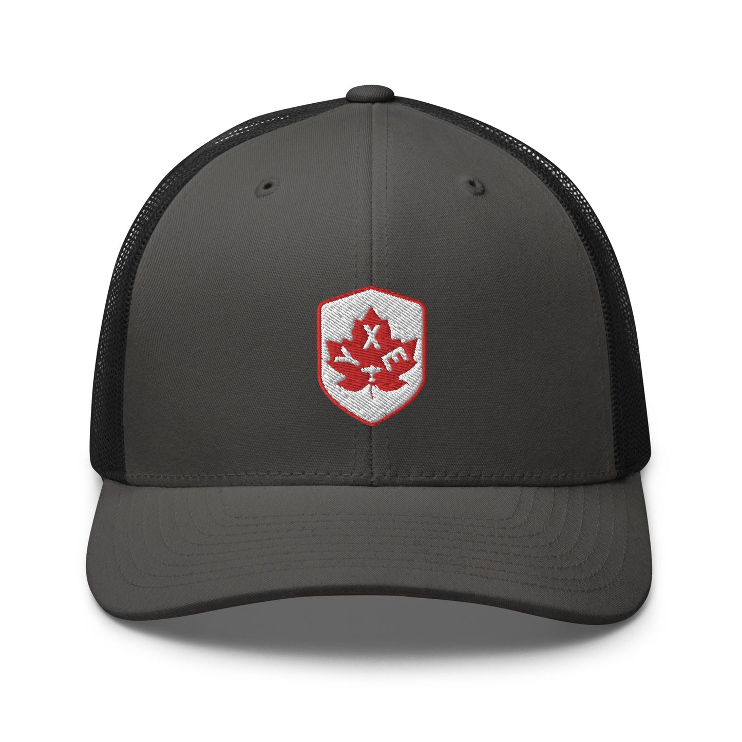 Maple Leaf Trucker Hat - Red/White • YXE Saskatoon • YHM Designs - Image 20