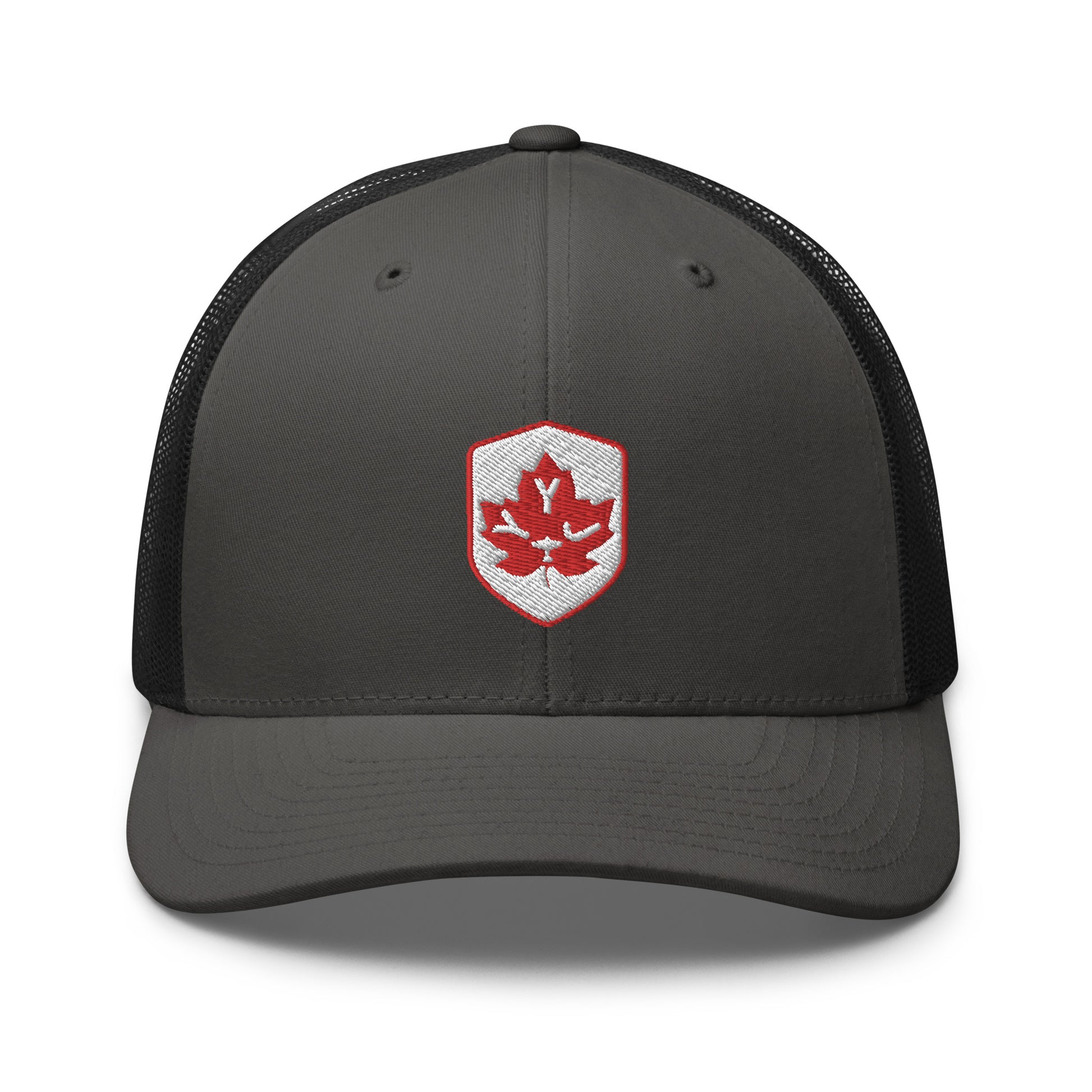 Maple Leaf Trucker Hat - Red/White • YYJ Victoria • YHM Designs - Image 20