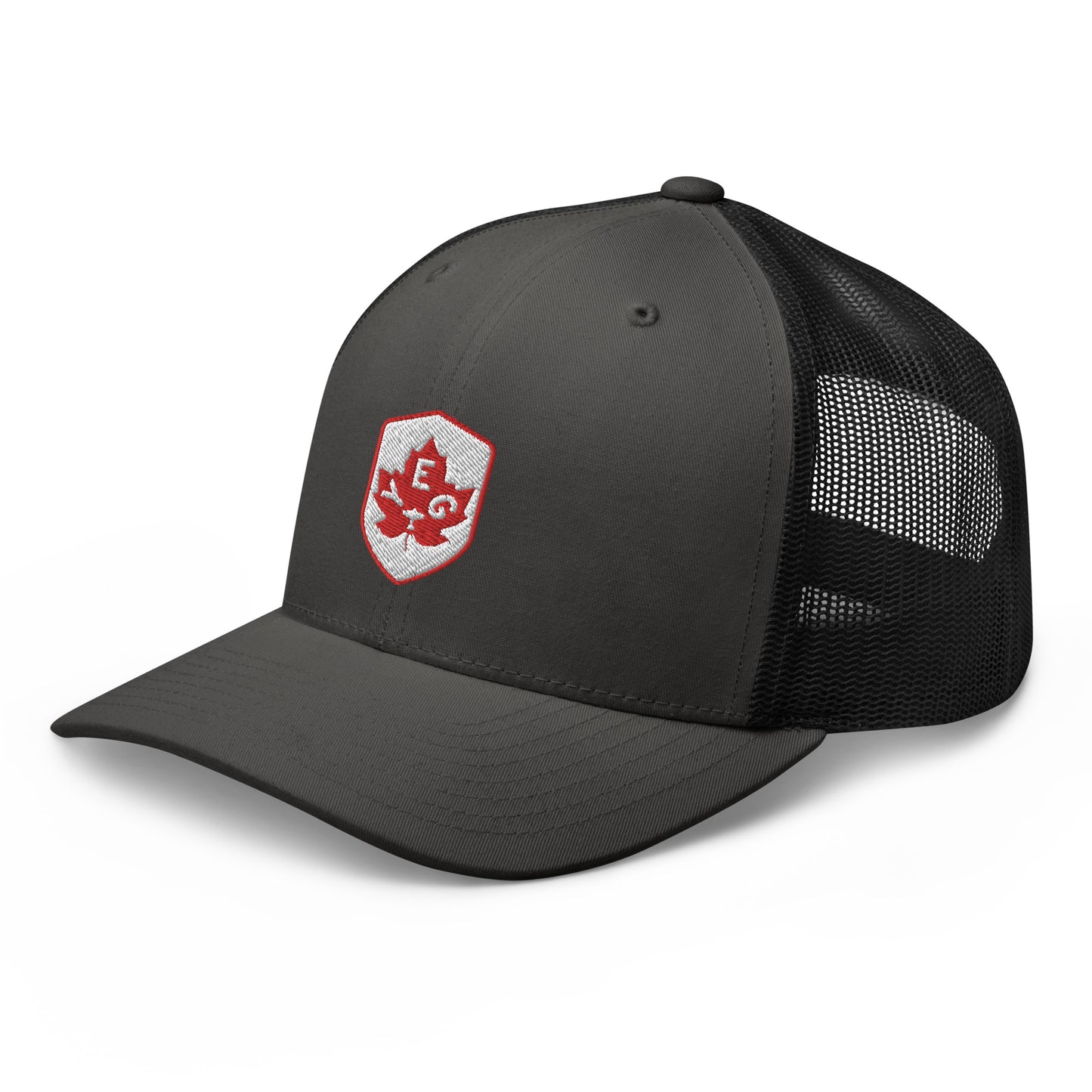 Maple Leaf Trucker Hat - Red/White • YEG Edmonton • YHM Designs - Image 22