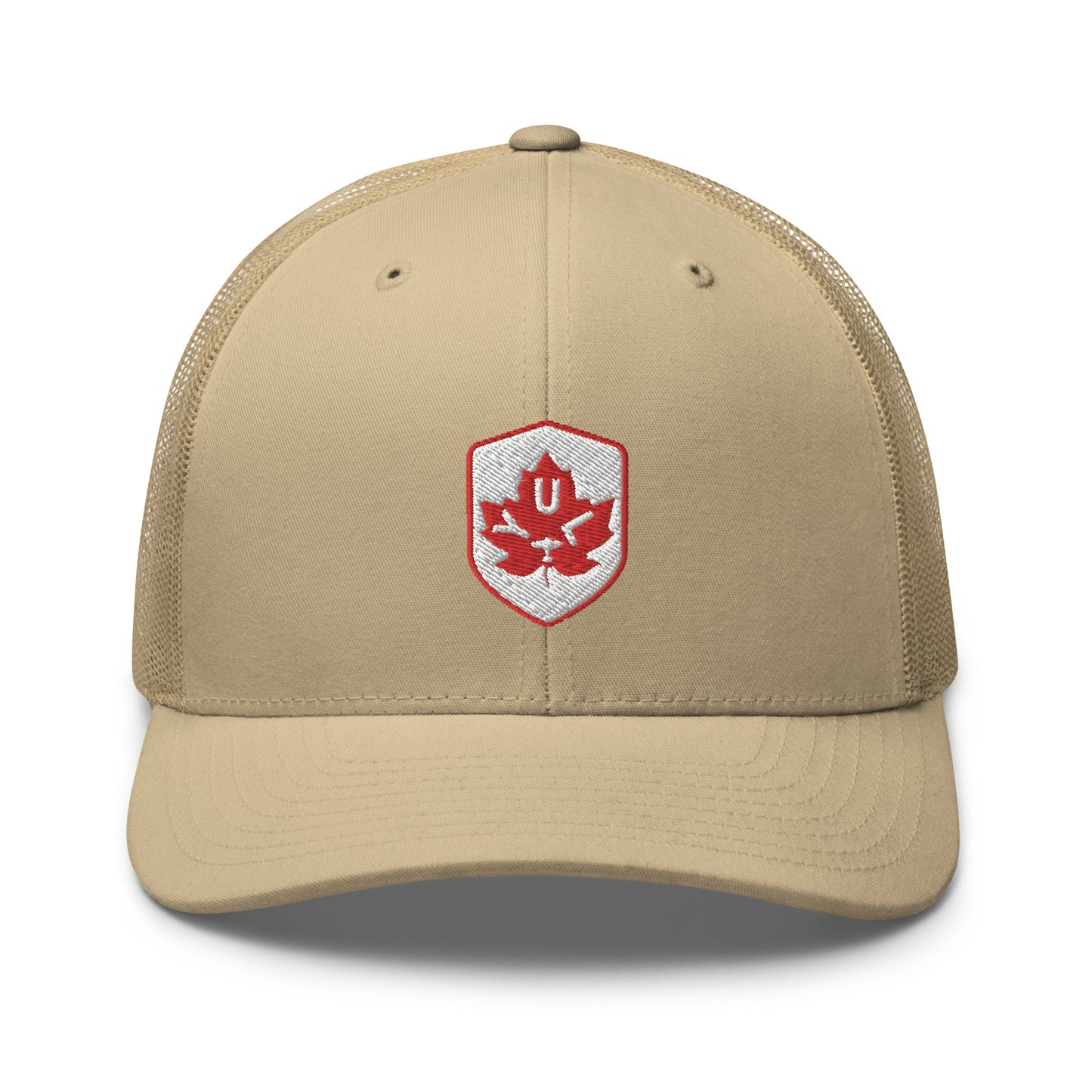 Maple Leaf Trucker Hat - Red/White • YUL Montreal • YHM Designs - Image 26