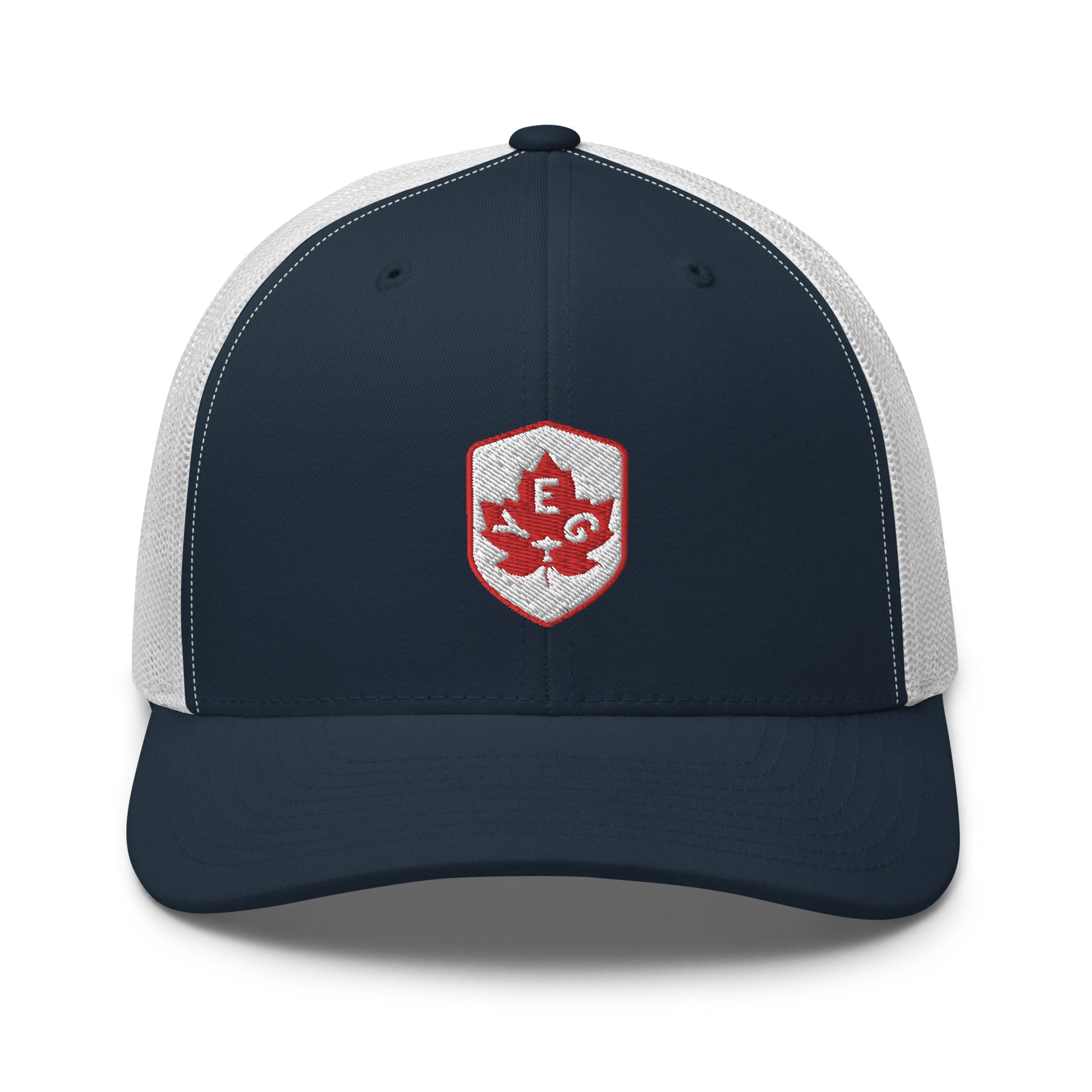 Maple Leaf Trucker Hat - Red/White • YEG Edmonton • YHM Designs - Image 17
