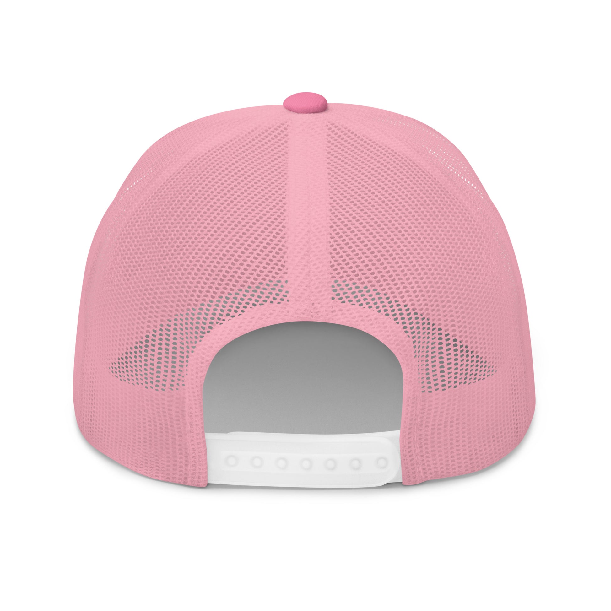 Retro Jetliner Trucker Hat • Pink and White • JNB Johannesburg • YHM Designs - Image 06