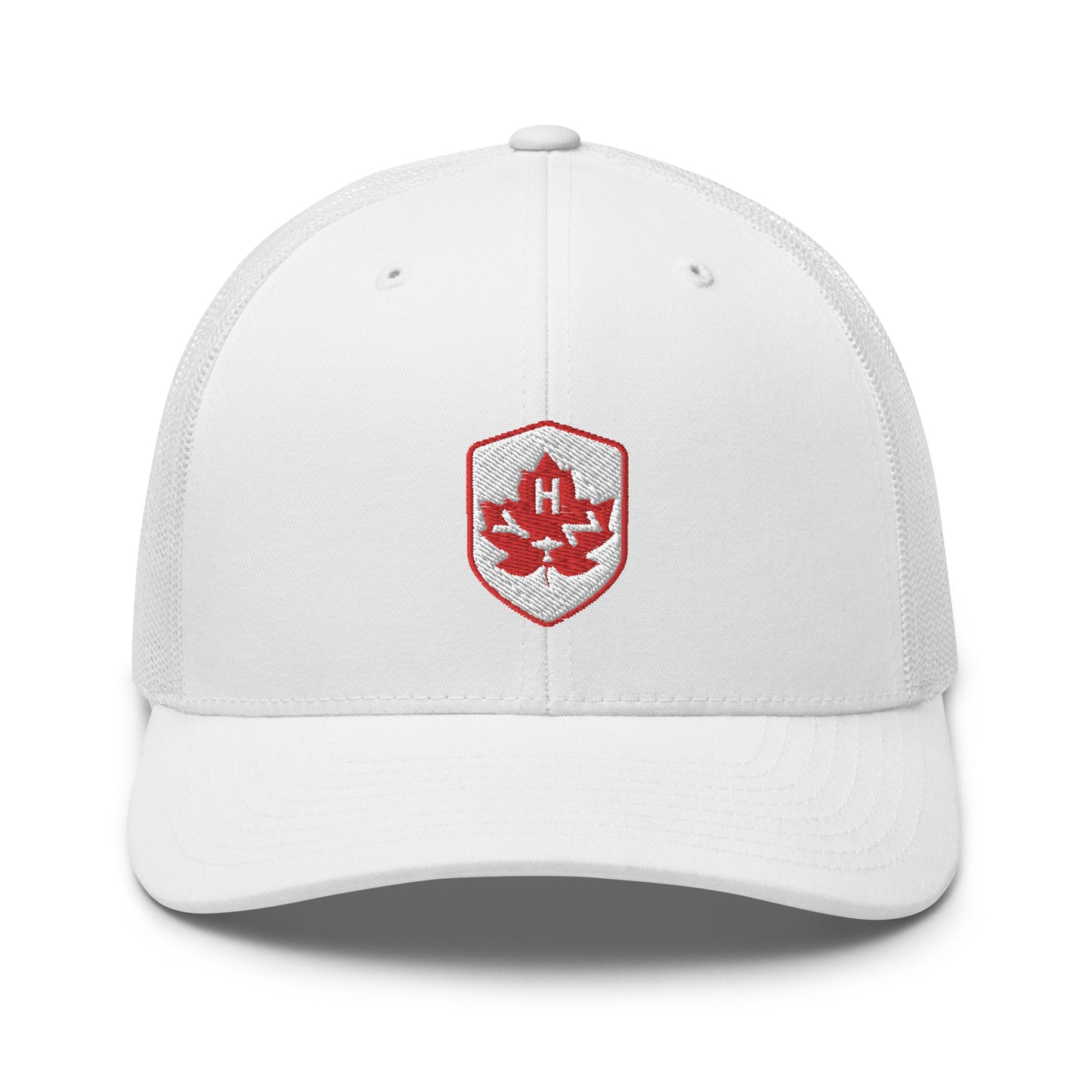 Maple Leaf Trucker Hat - Red/White • YHZ Halifax • YHM Designs - Image 32