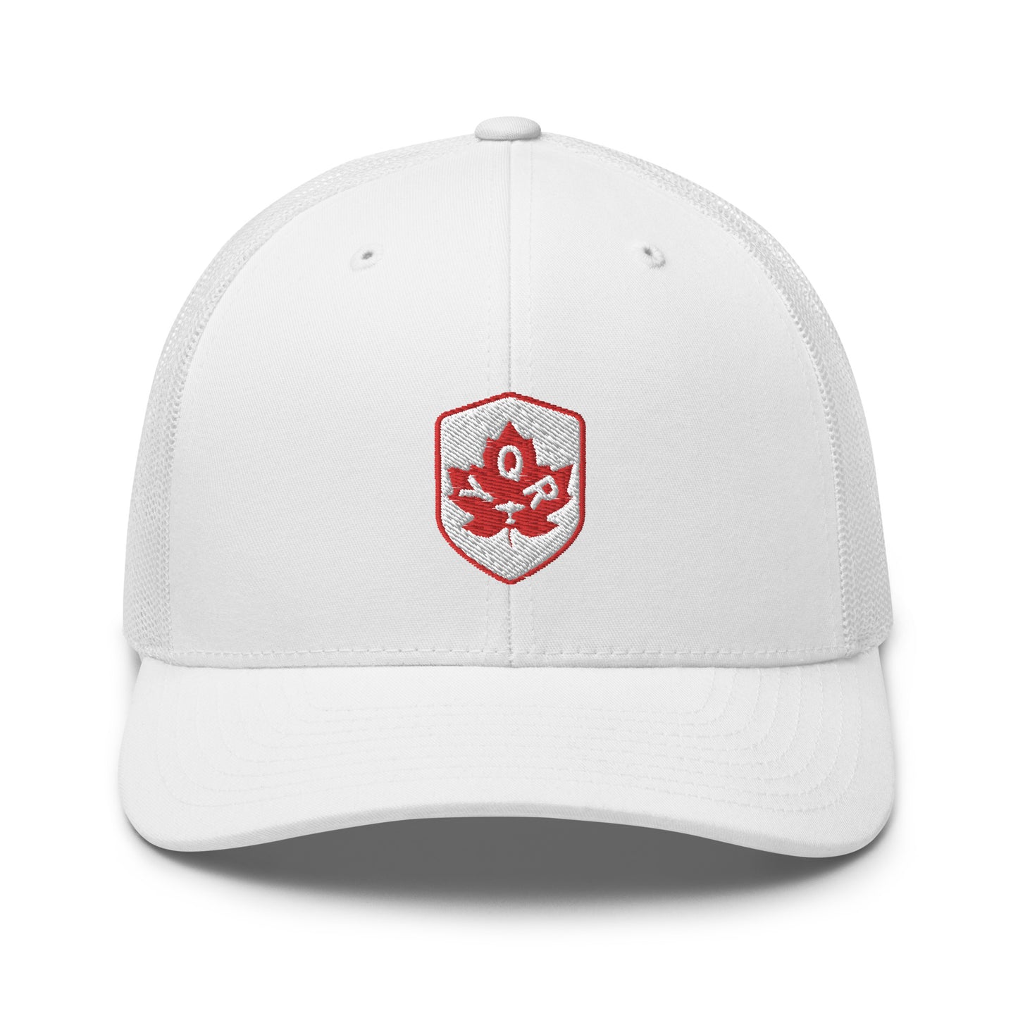 Maple Leaf Trucker Hat - Red/White • YQR Regina • YHM Designs - Image 32