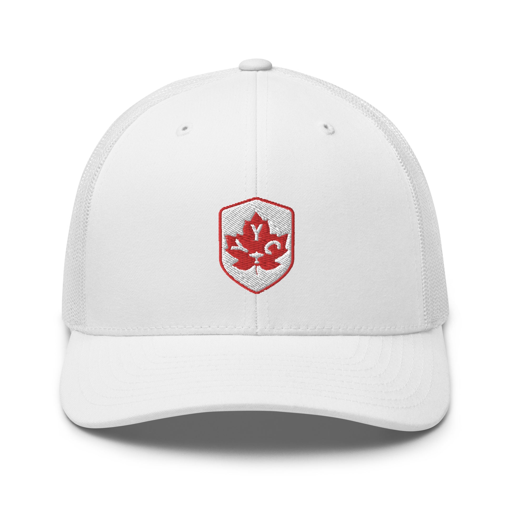 Maple Leaf Trucker Hat - Red/White • YYC Calgary • YHM Designs - Image 32