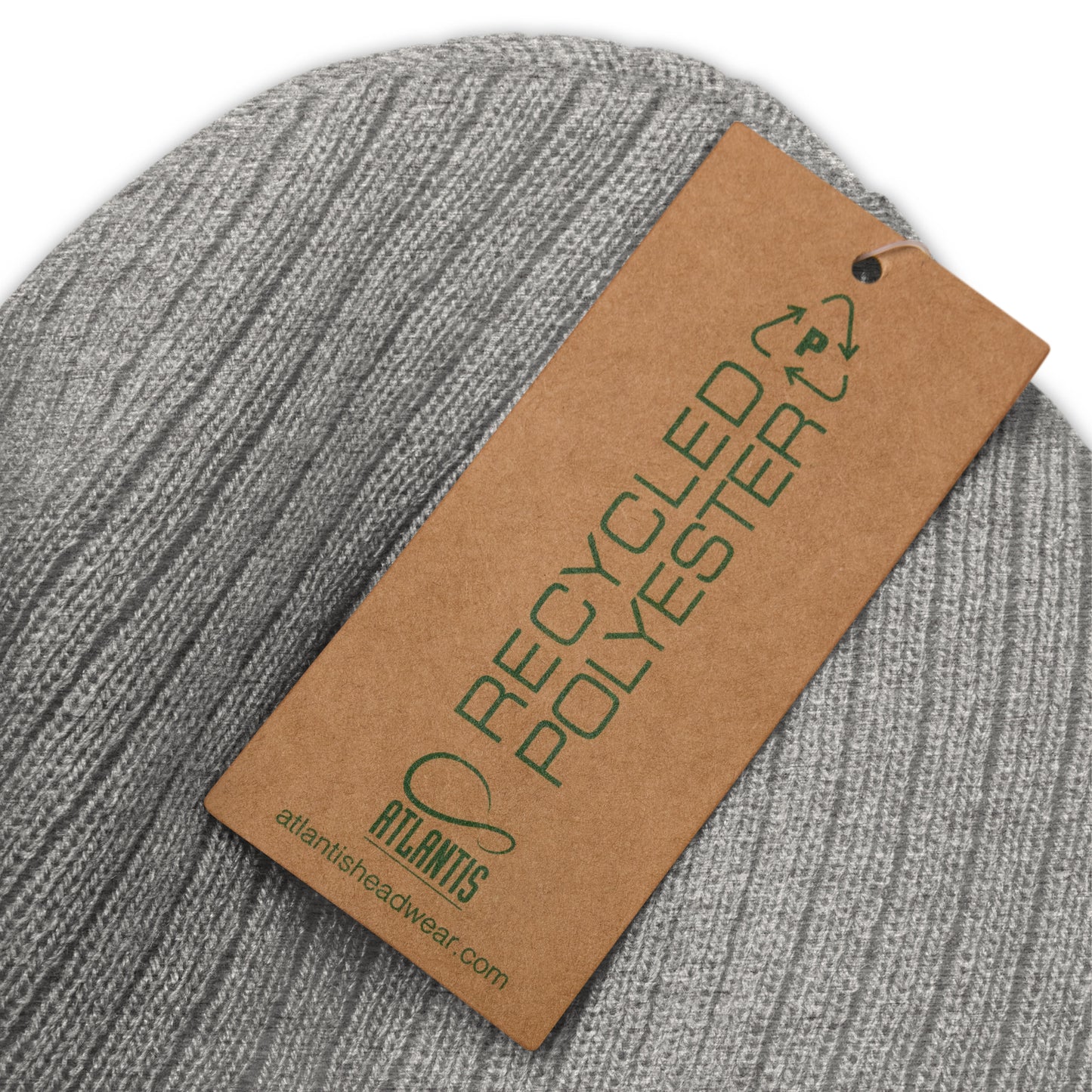 Vintage Script Recycled Cuffed Beanie • YYZ Toronto • YHM Designs - Image 05