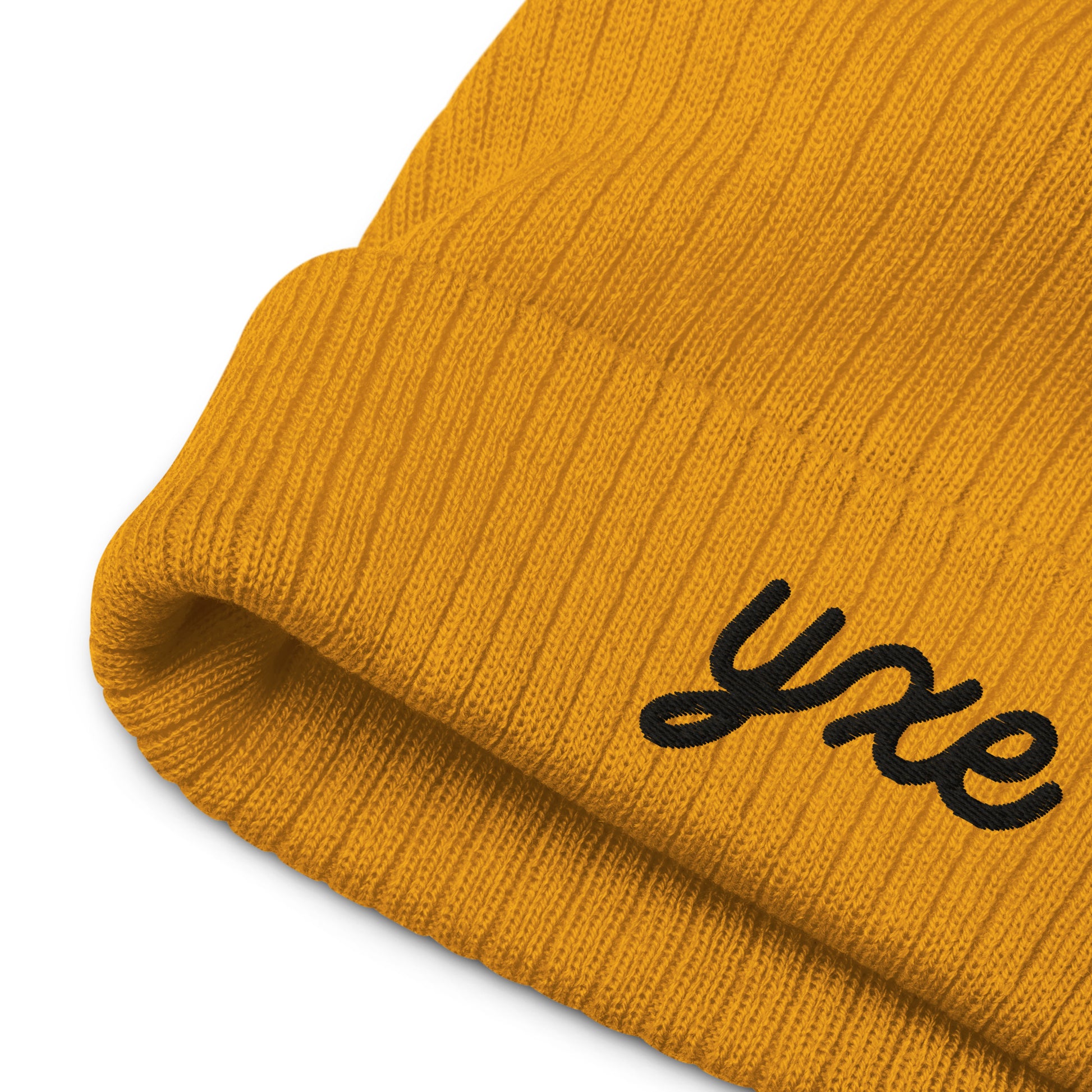Vintage Script Recycled Cuffed Beanie • YXE Saskatoon • YHM Designs - Image 06