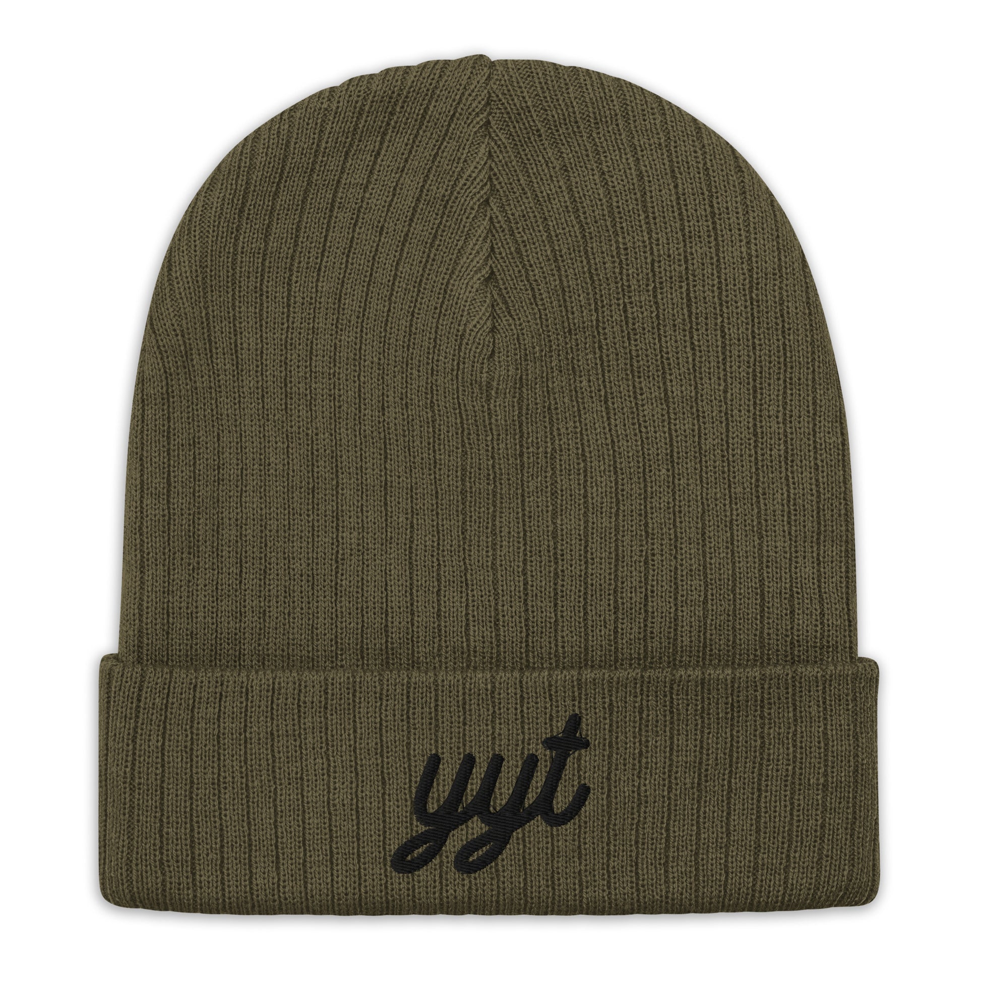 Vintage Script Recycled Cuffed Beanie • YYT St. John's • YHM Designs - Image 09