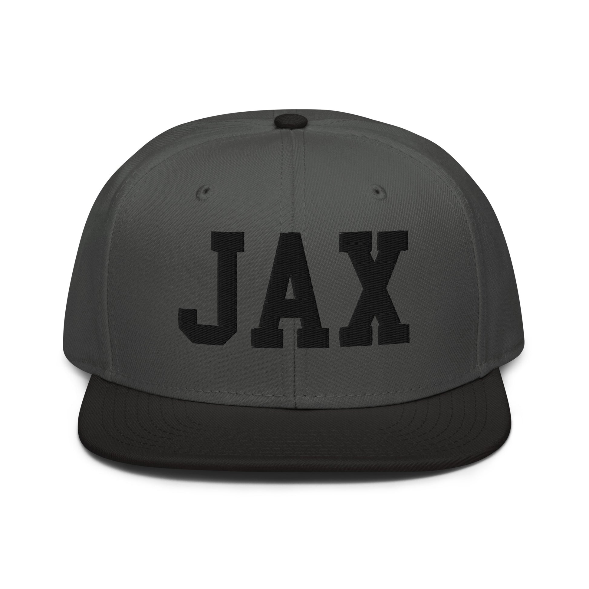 College-Style Wool-Blend Snapback Hat • Black • JAX Jacksonville • YHM Designs - Image 11