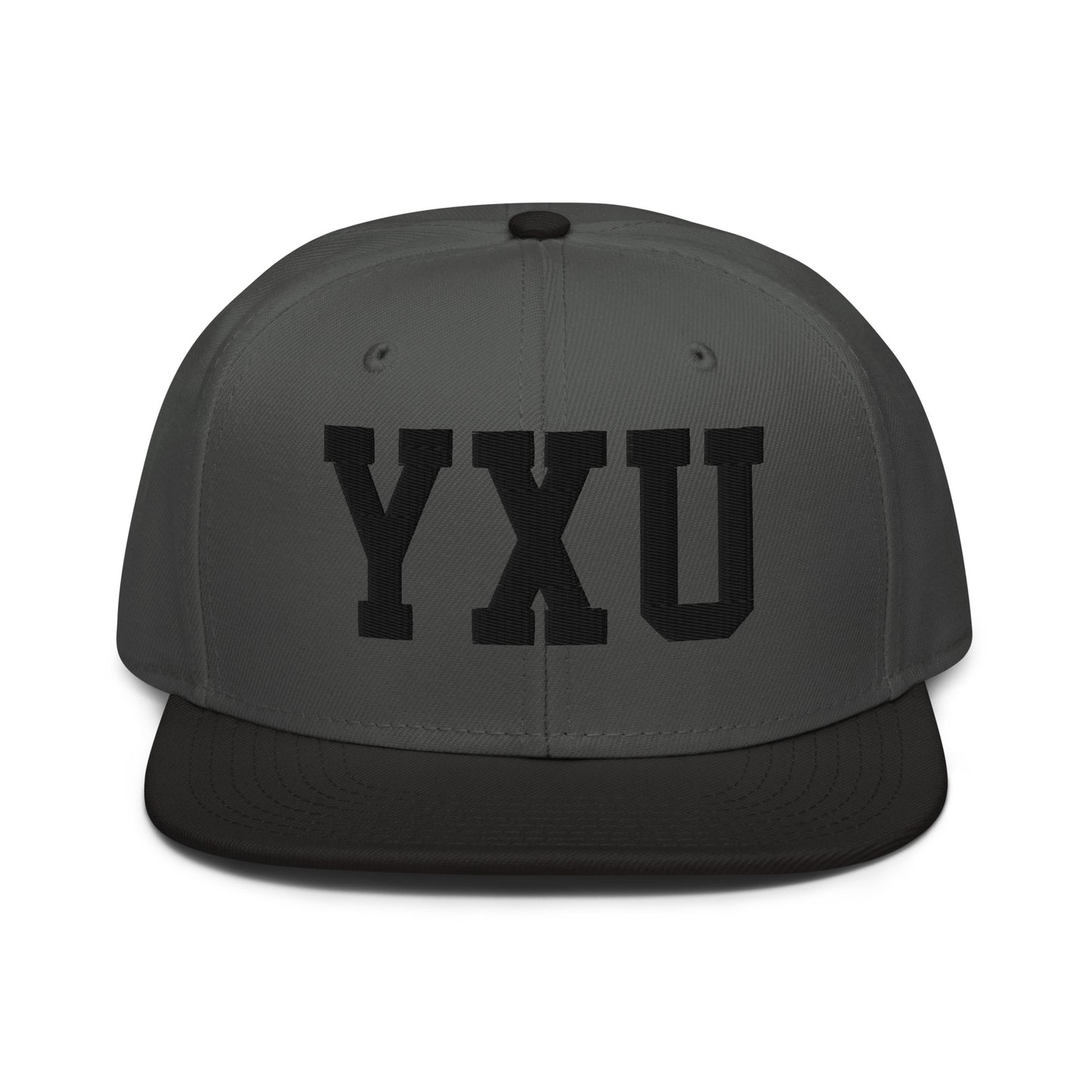 College-Style Wool-Blend Snapback Hat • Black • YXU London • YHM Designs - Image 11