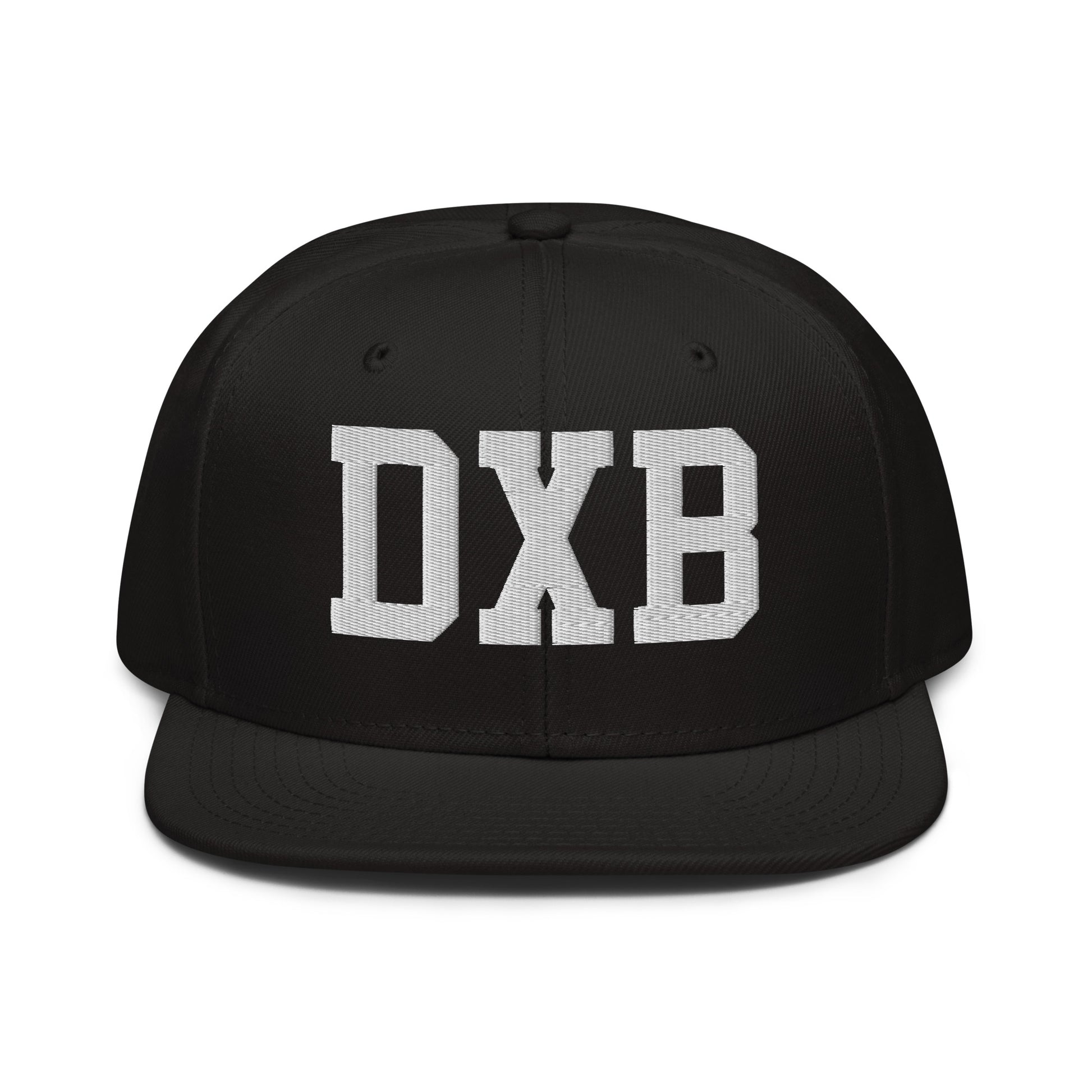 College-Style Wool-Blend Snapback Hat • White • DXB Dubai • YHM Designs - Image 07