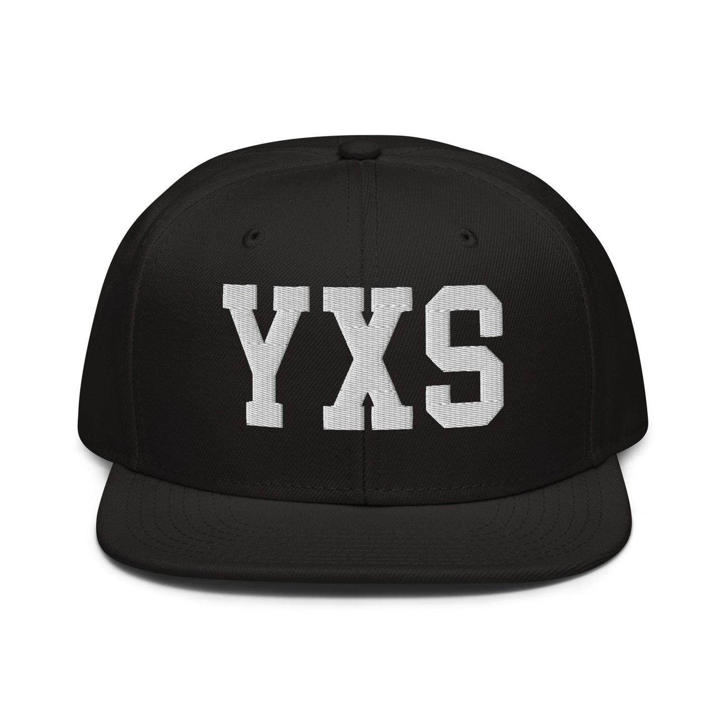 College-Style Wool-Blend Snapback Hat • White • YXS Prince George • YHM Designs - Image 07