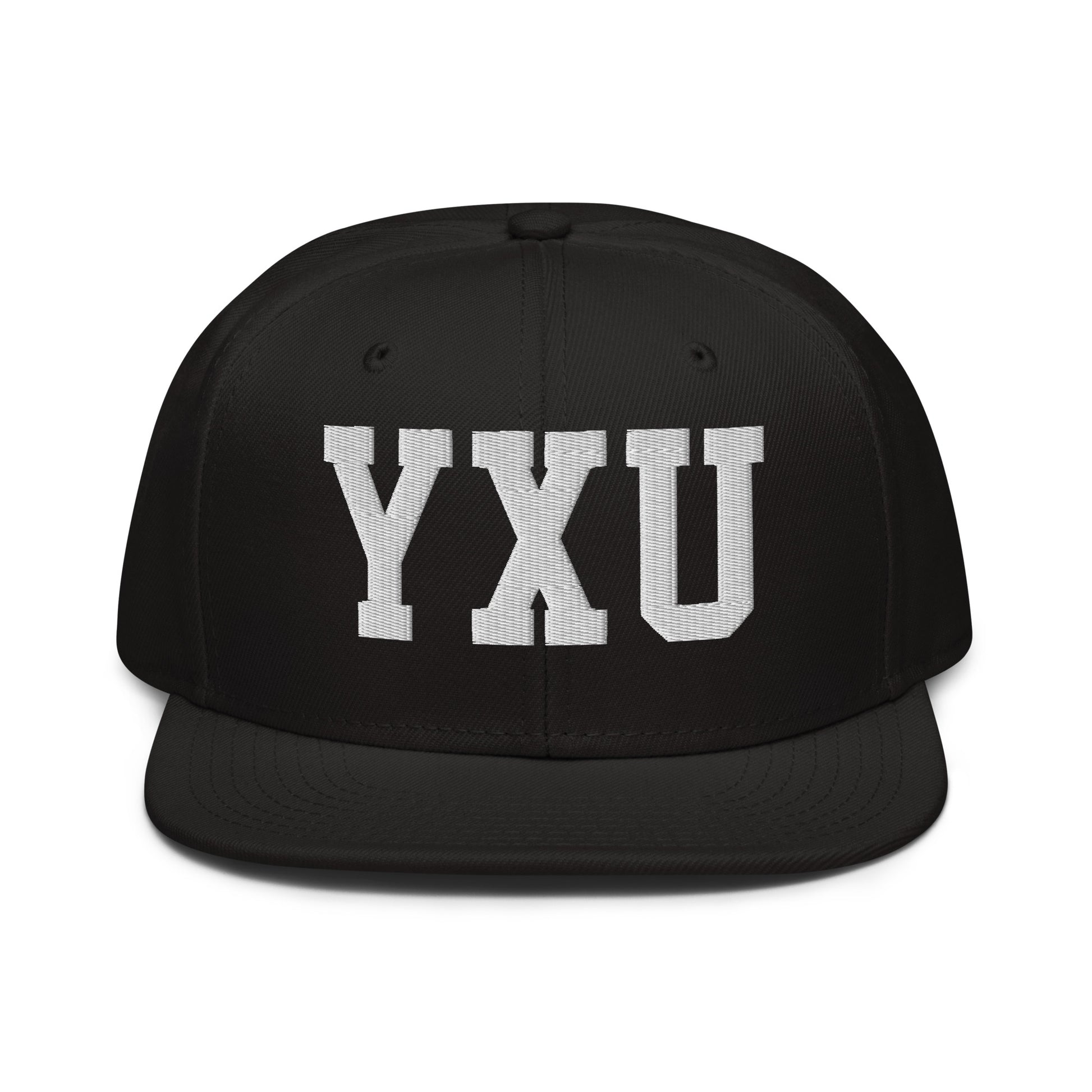 College-Style Wool-Blend Snapback Hat • White • YXU London • YHM Designs - Image 07