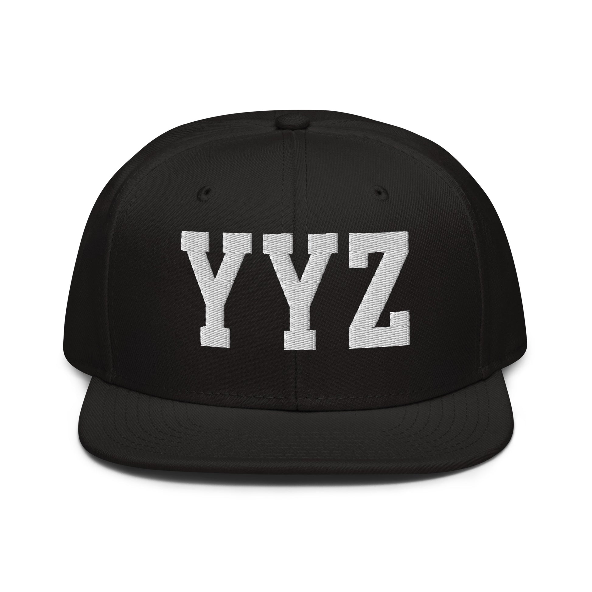 College-Style Wool-Blend Snapback Hat • White • YYZ Toronto • YHM Designs - Image 07