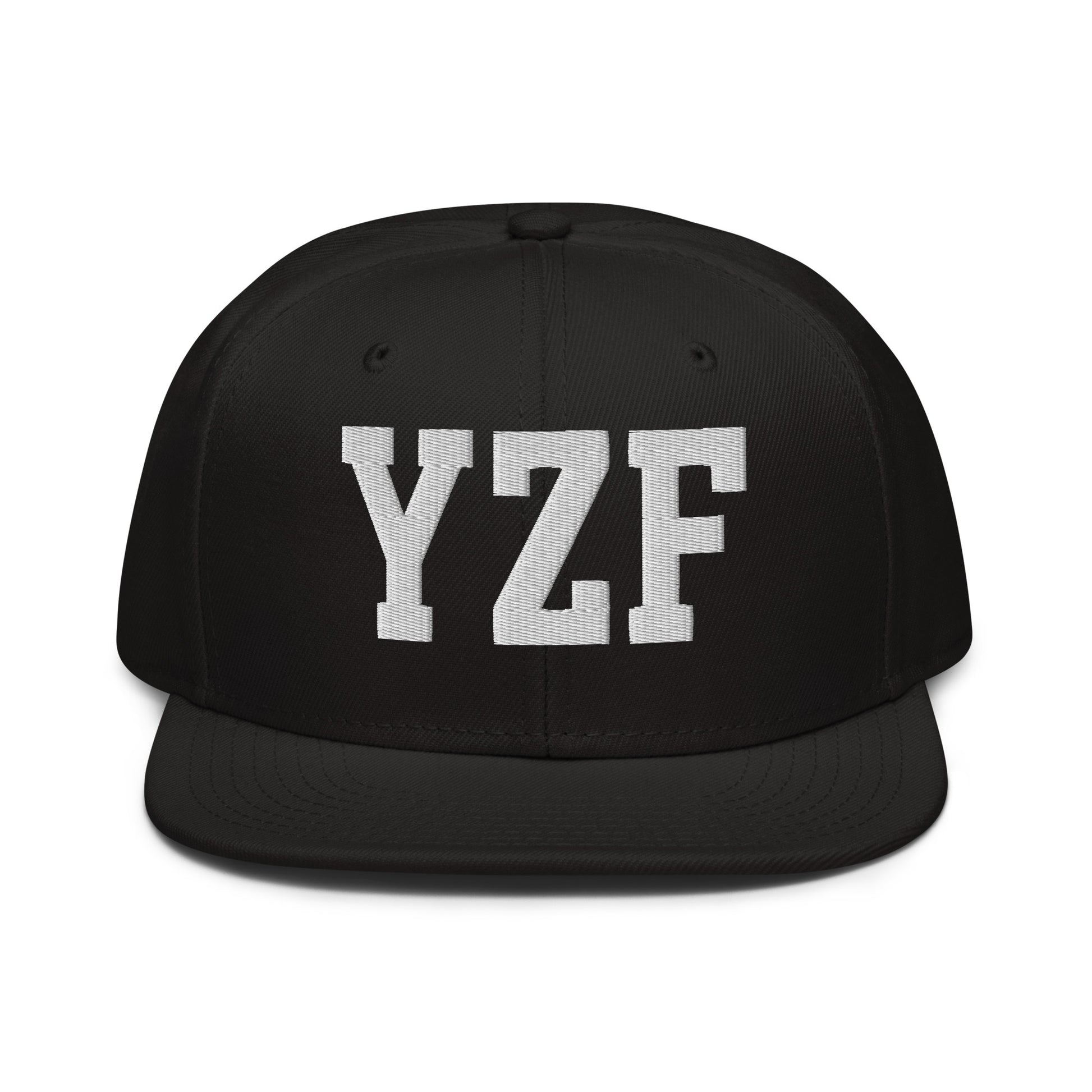 College-Style Wool-Blend Snapback Hat • White • YZF Yellowknife • YHM Designs - Image 07