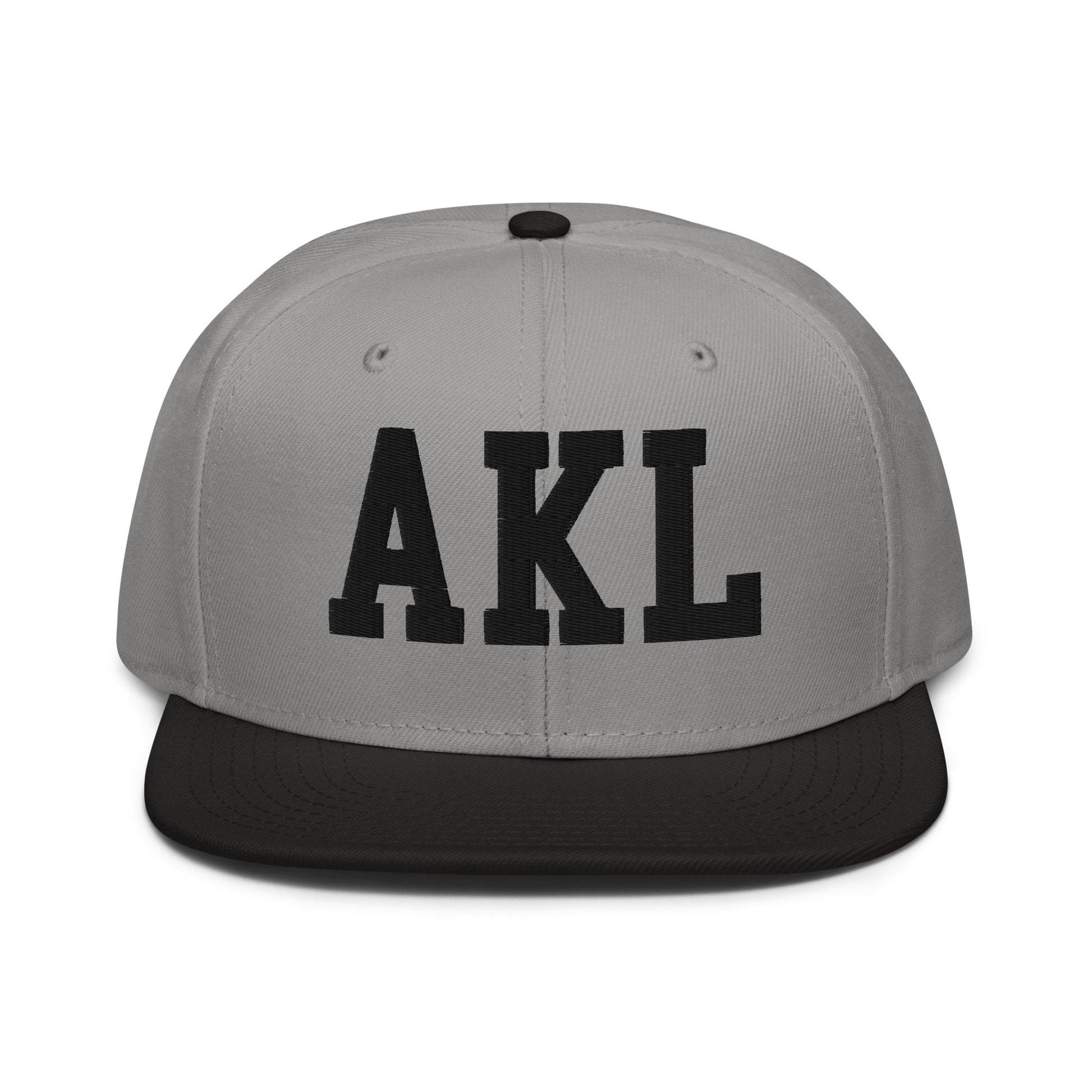 College-Style Wool-Blend Snapback Hat • Black • AKL Auckland • YHM Designs - Image 19