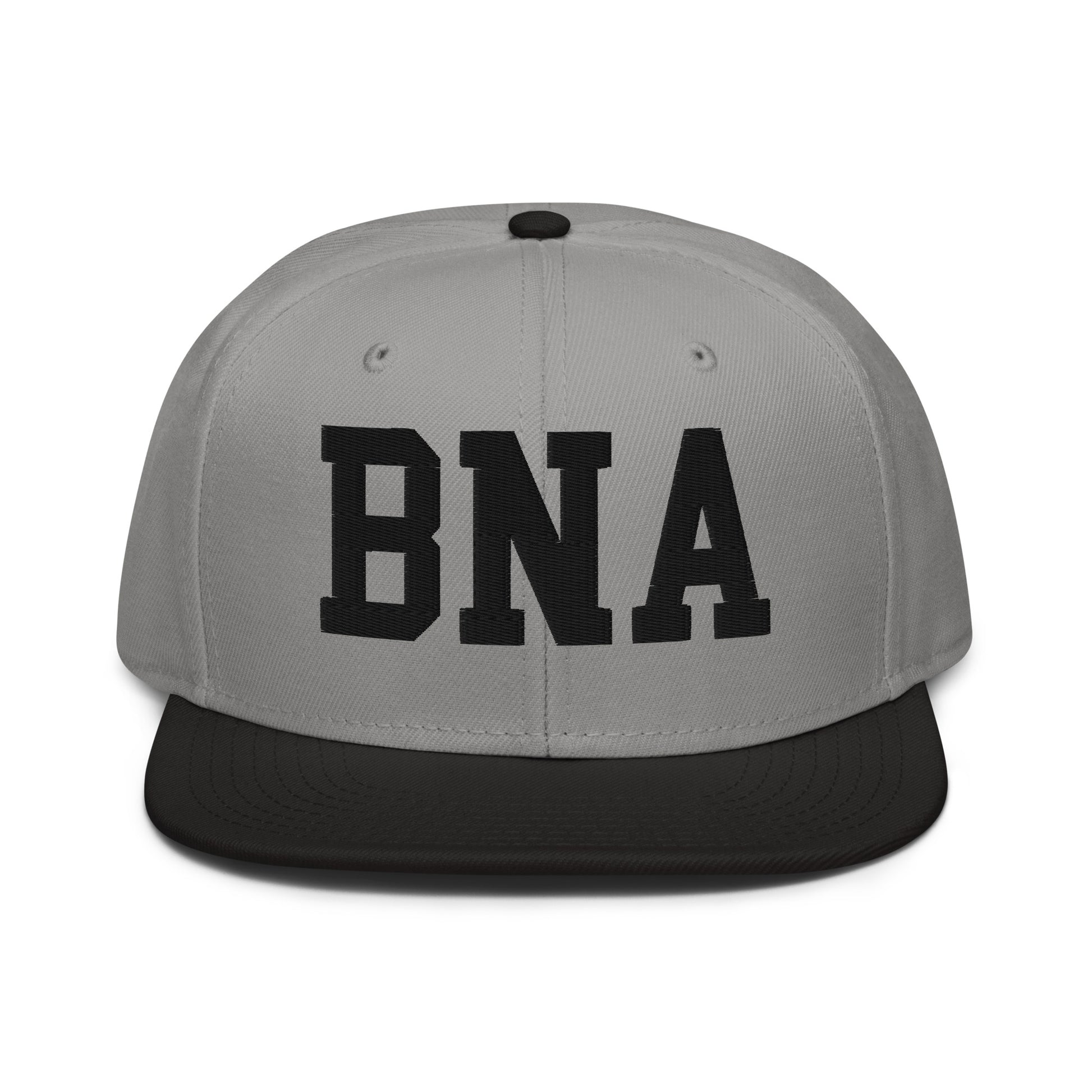 College-Style Wool-Blend Snapback Hat • Black • BNA Nashville • YHM Designs - Image 19