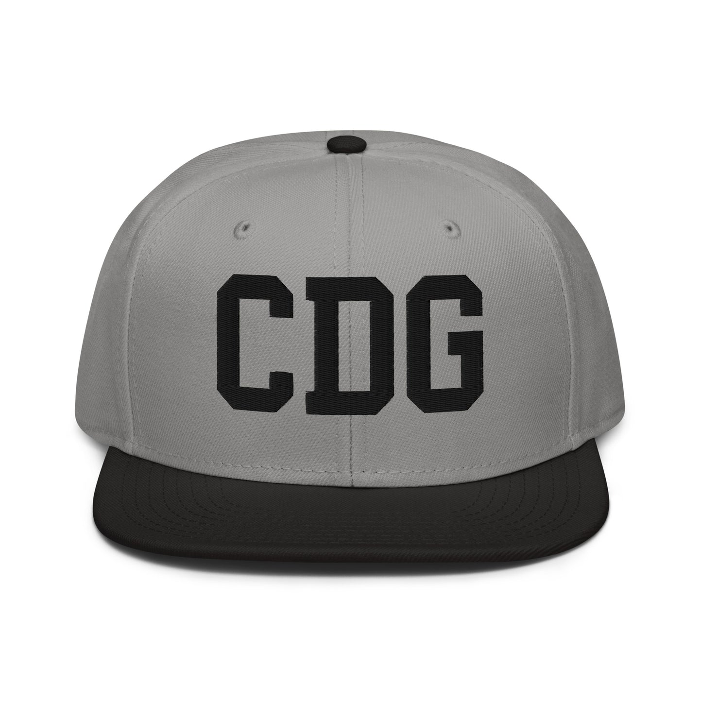 College-Style Wool-Blend Snapback Hat • Black • CDG Paris • YHM Designs - Image 19