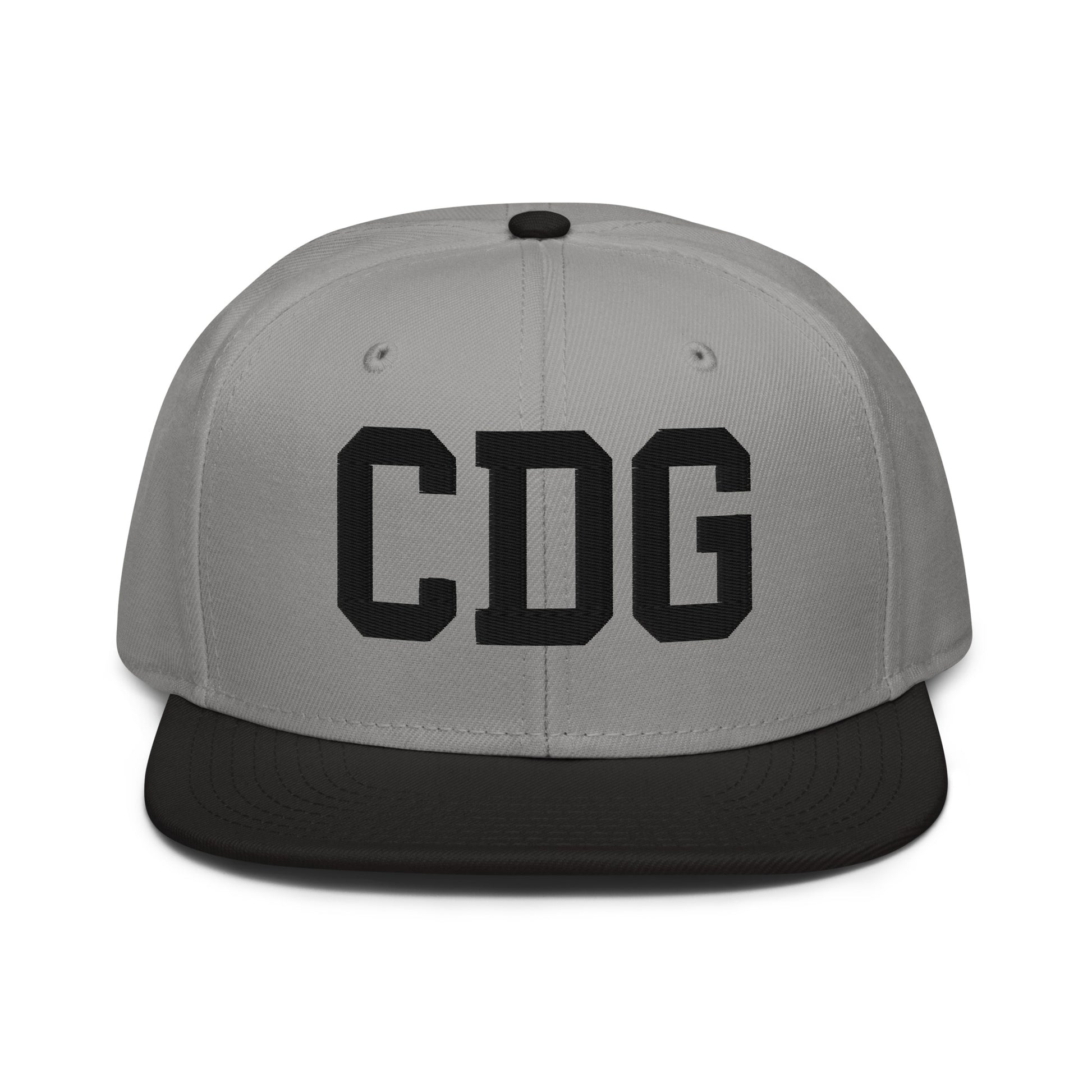 College-Style Wool-Blend Snapback Hat • Black • CDG Paris • YHM Designs - Image 19