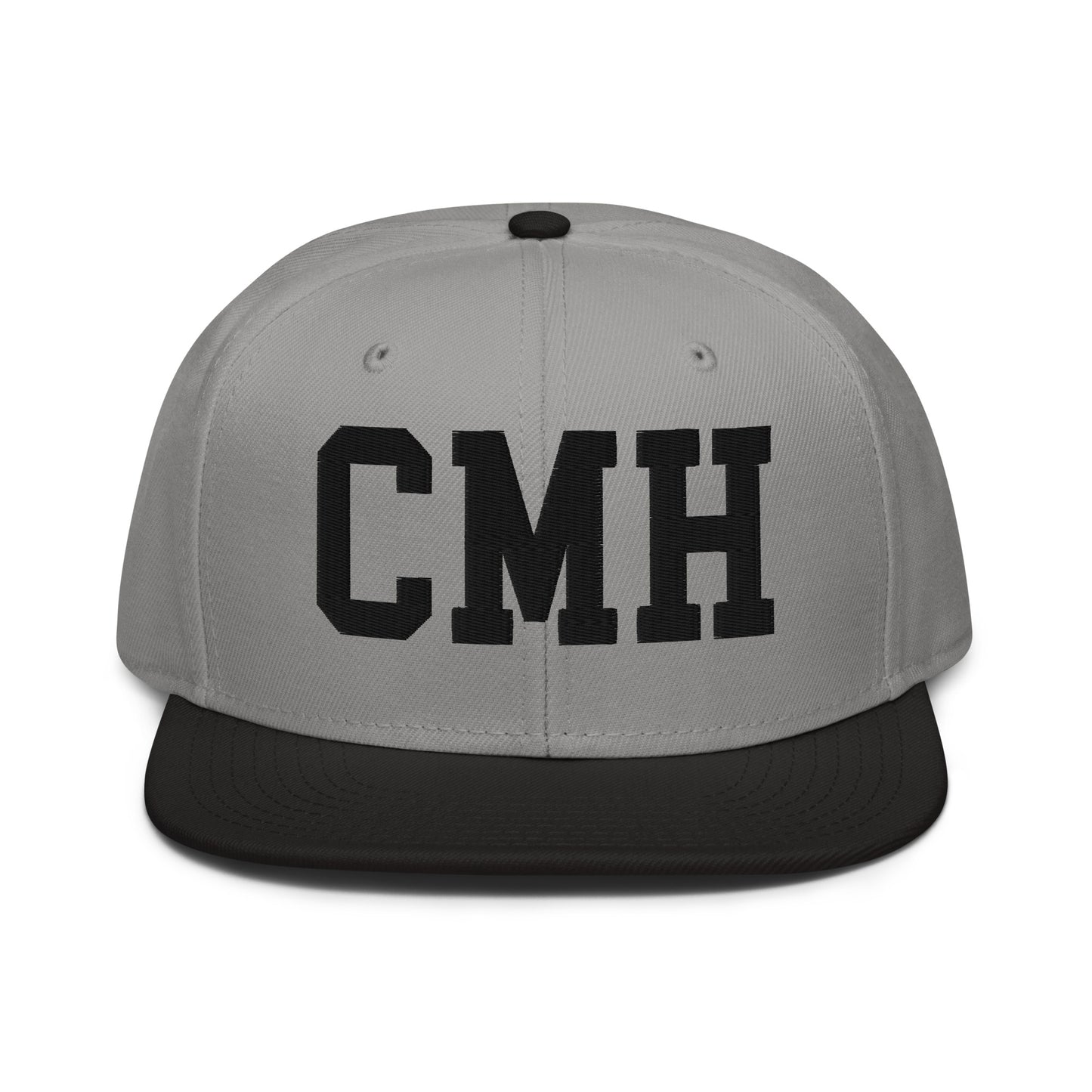 College-Style Wool-Blend Snapback Hat • Black • CMH Columbus • YHM Designs - Image 19