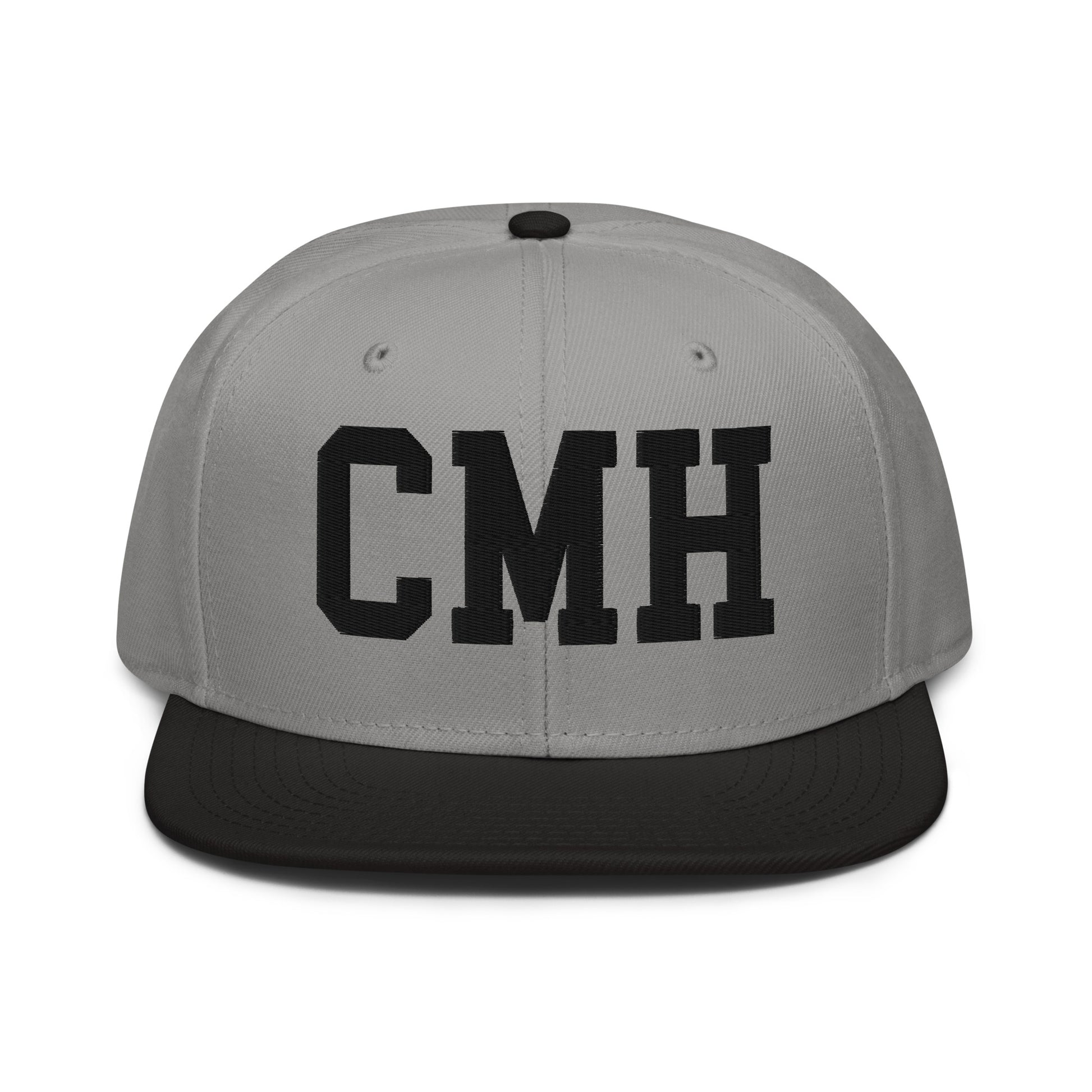 College-Style Wool-Blend Snapback Hat • Black • CMH Columbus • YHM Designs - Image 19