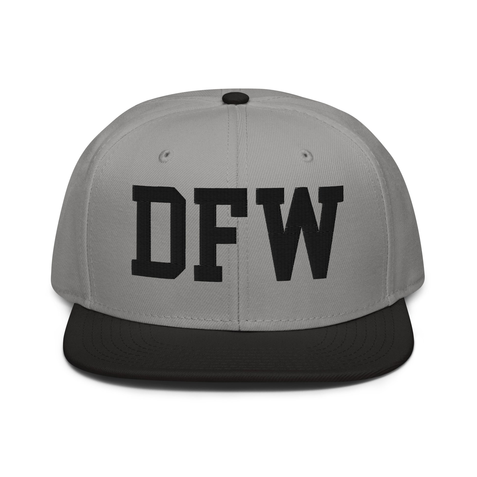 College-Style Wool-Blend Snapback Hat • Black • DFW Dallas • YHM Designs - Image 19