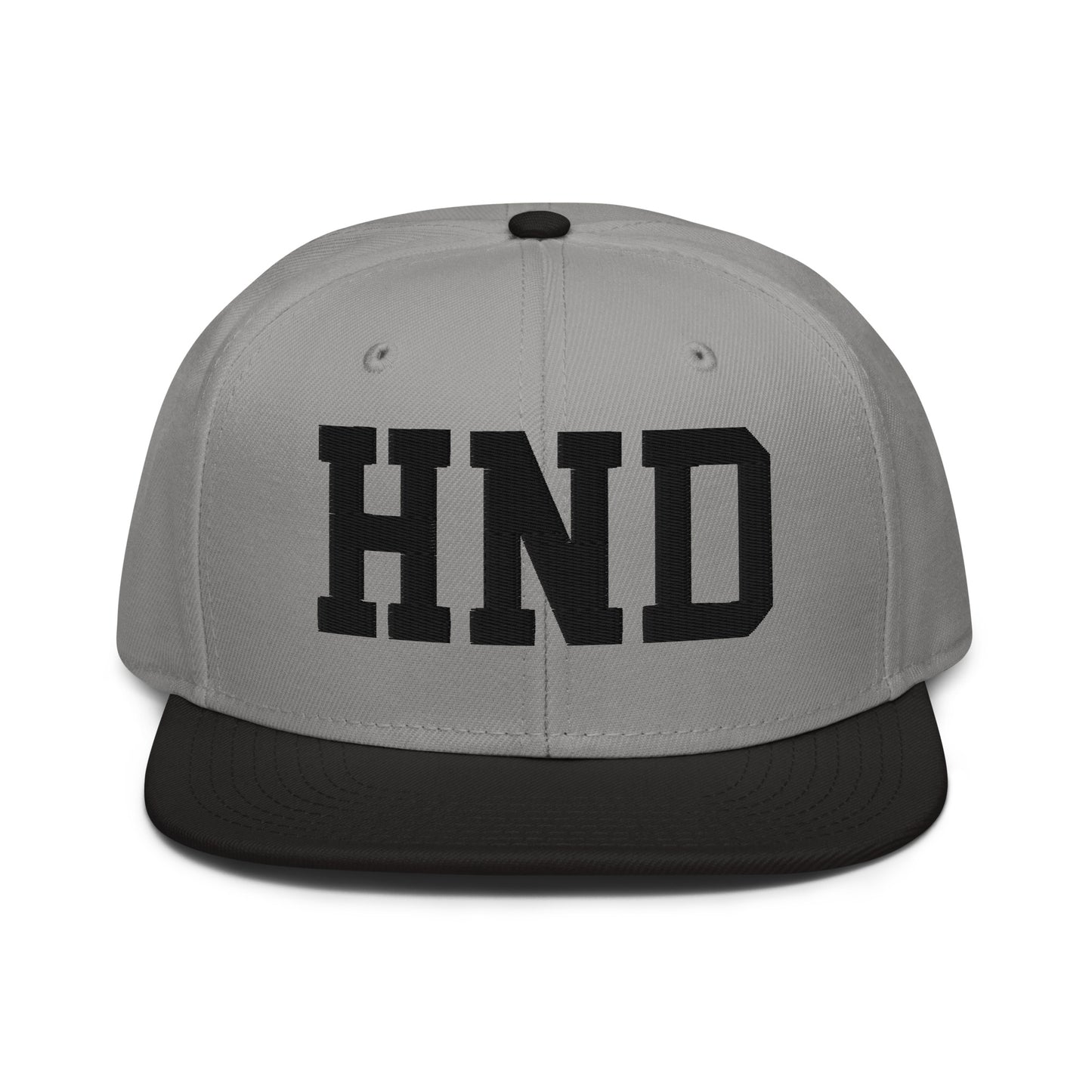 College-Style Wool-Blend Snapback Hat • Black • HND Tokyo • YHM Designs - Image 19