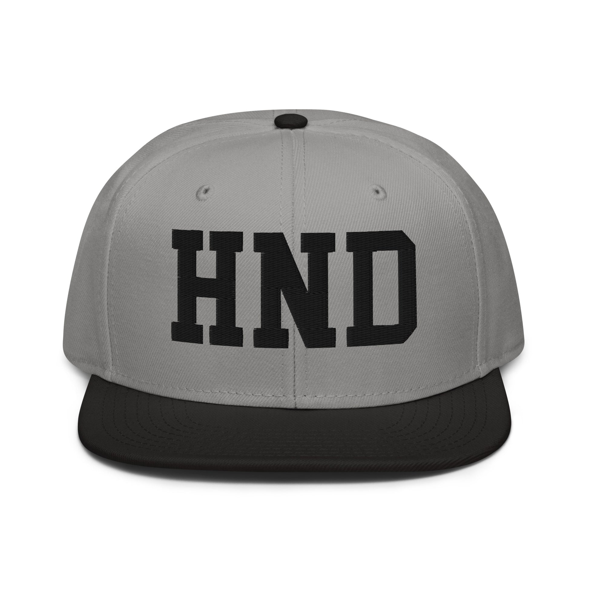 College-Style Wool-Blend Snapback Hat • Black • HND Tokyo • YHM Designs - Image 19