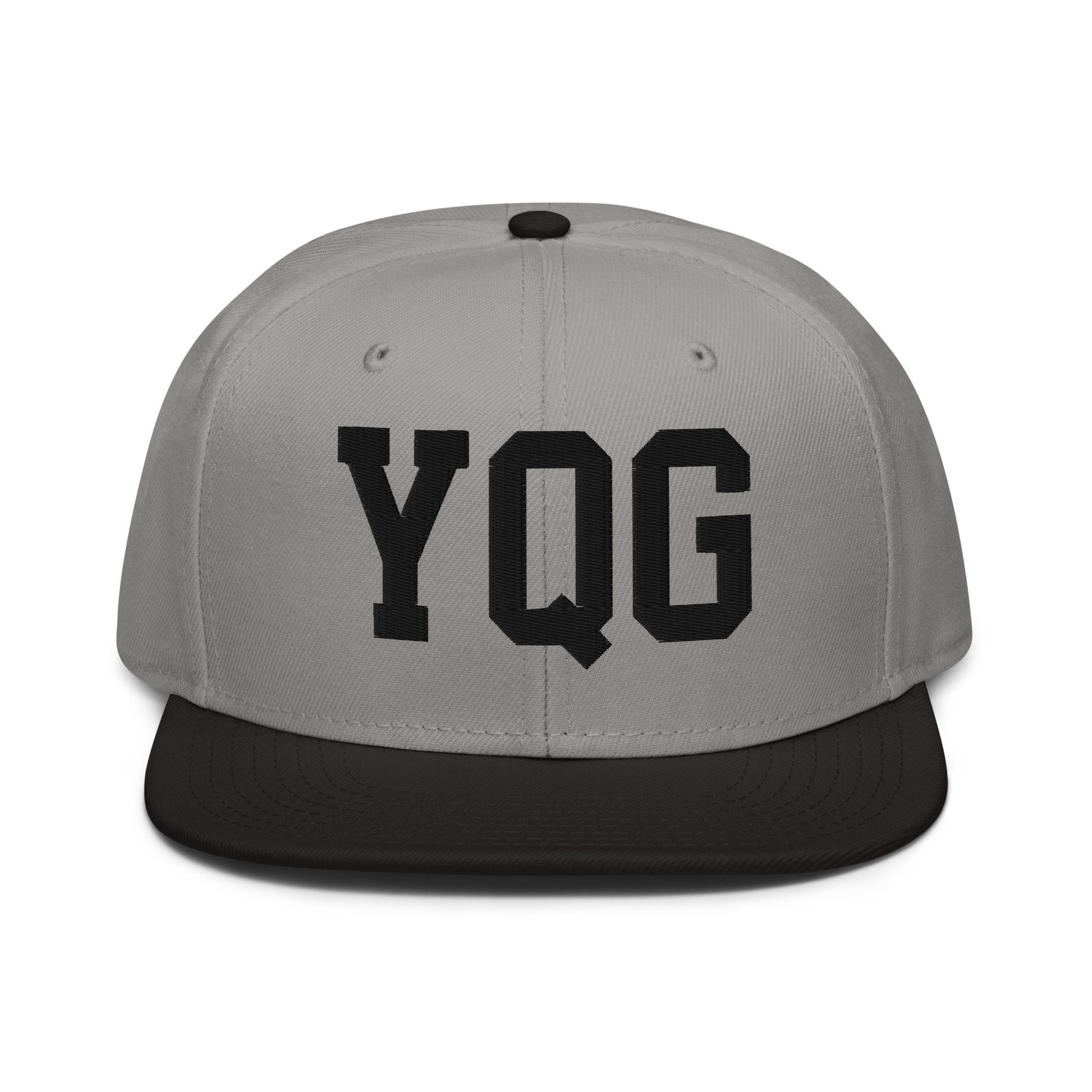 College-Style Wool-Blend Snapback Hat • Black • YQG Windsor • YHM Designs - Image 19
