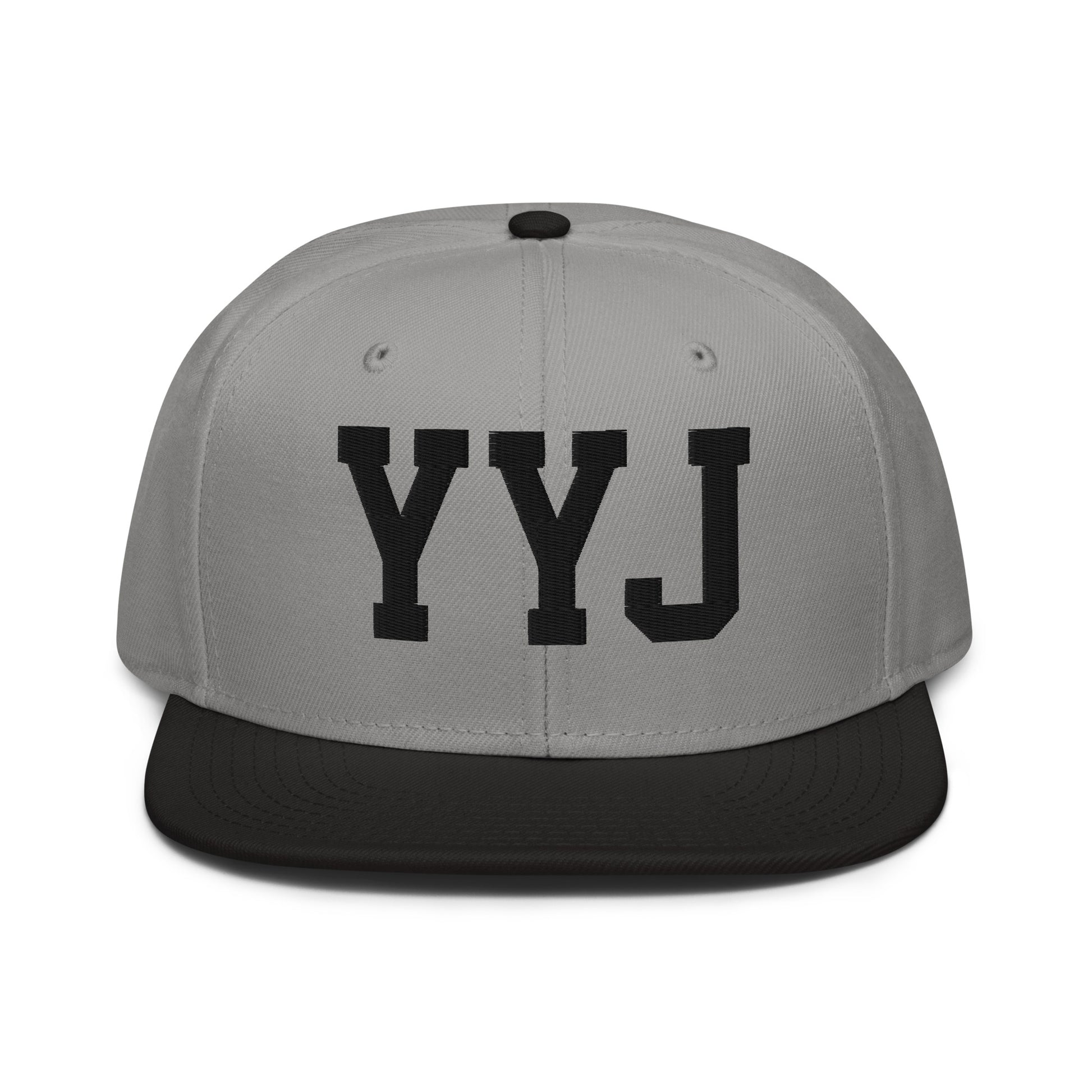 College-Style Wool-Blend Snapback Hat • Black • YYJ Victoria • YHM Designs - Image 19