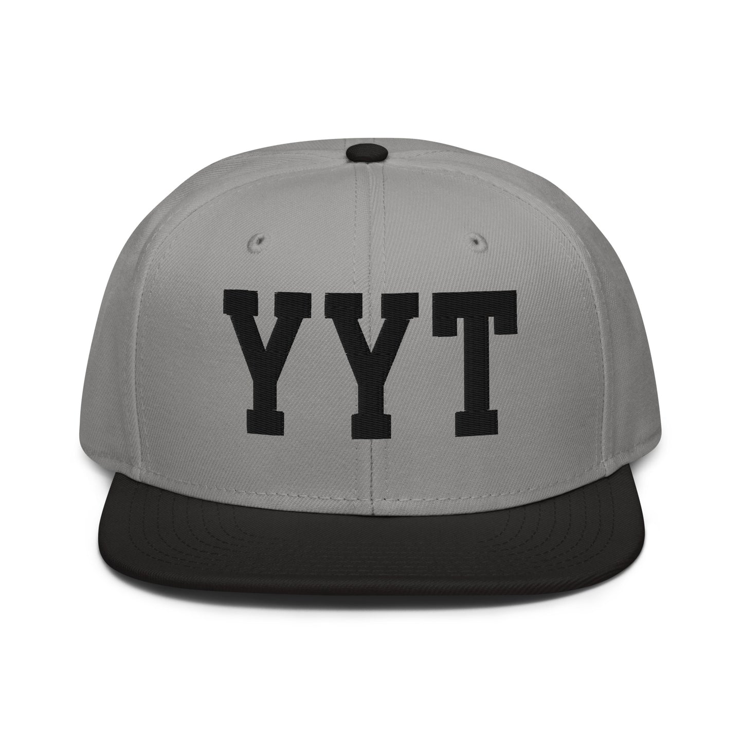 College-Style Wool-Blend Snapback Hat • Black • YYT St. John's • YHM Designs - Image 19