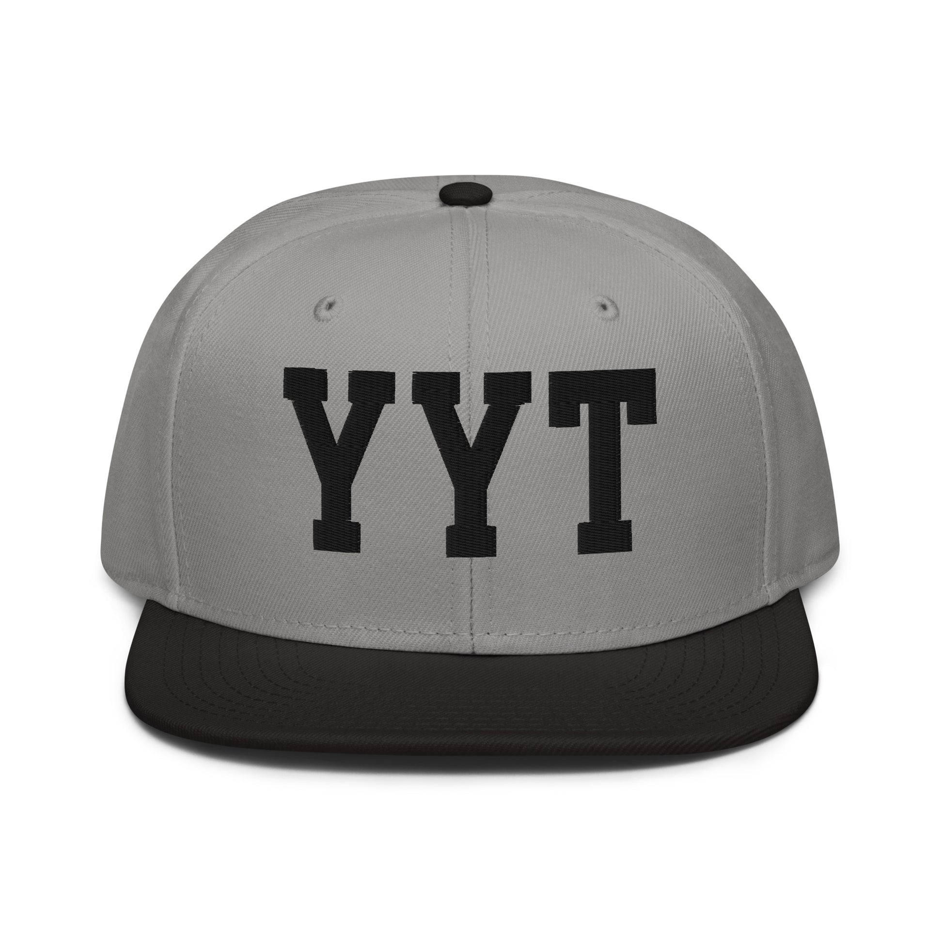 College-Style Wool-Blend Snapback Hat • Black • YYT St. John's • YHM Designs - Image 19
