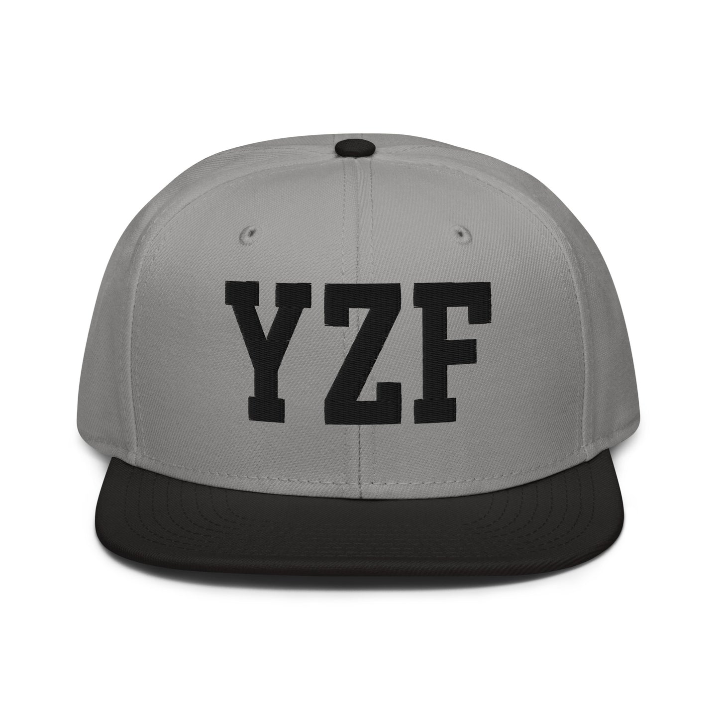 College-Style Wool-Blend Snapback Hat • Black • YZF Yellowknife • YHM Designs - Image 19