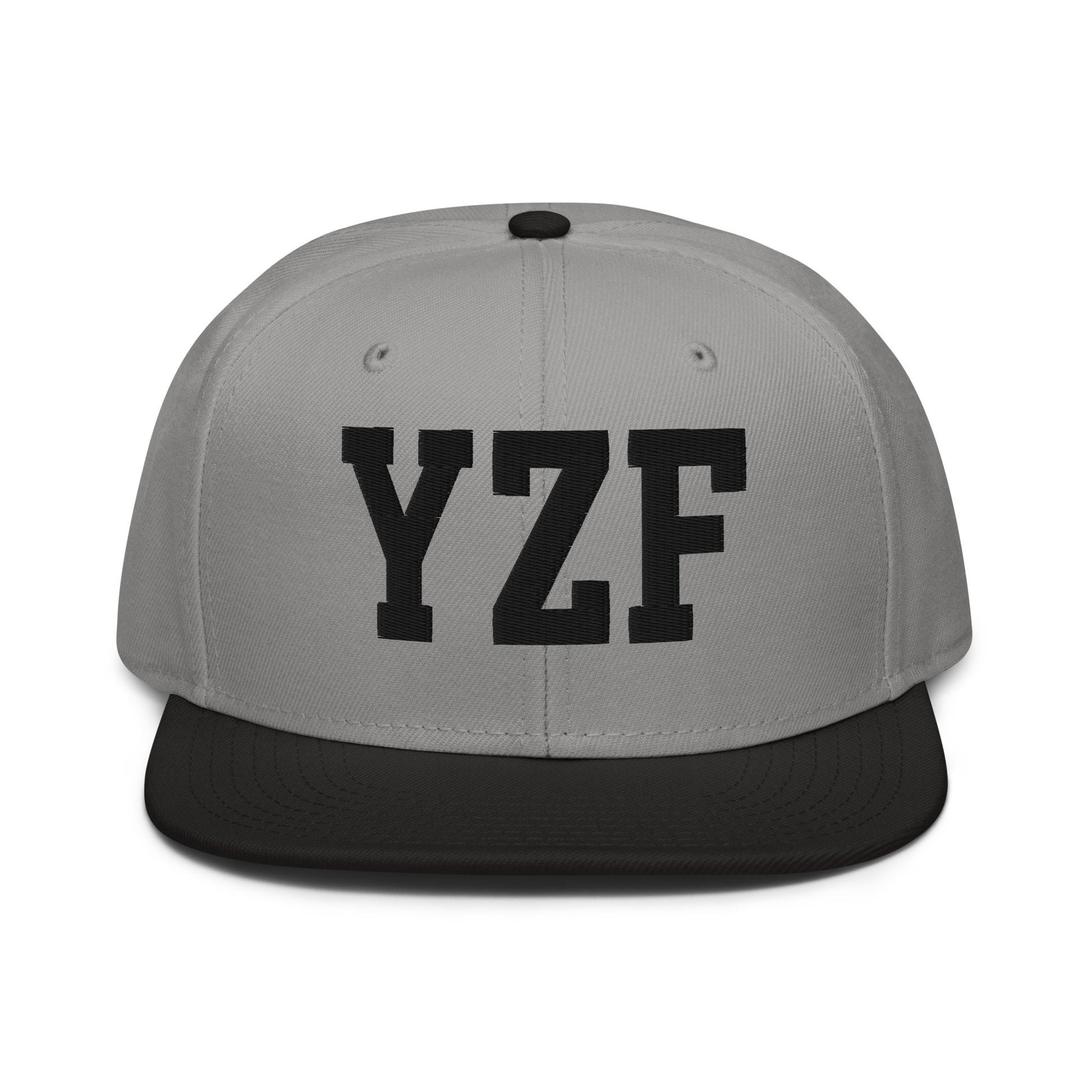 College-Style Wool-Blend Snapback Hat • Black • YZF Yellowknife • YHM Designs - Image 19