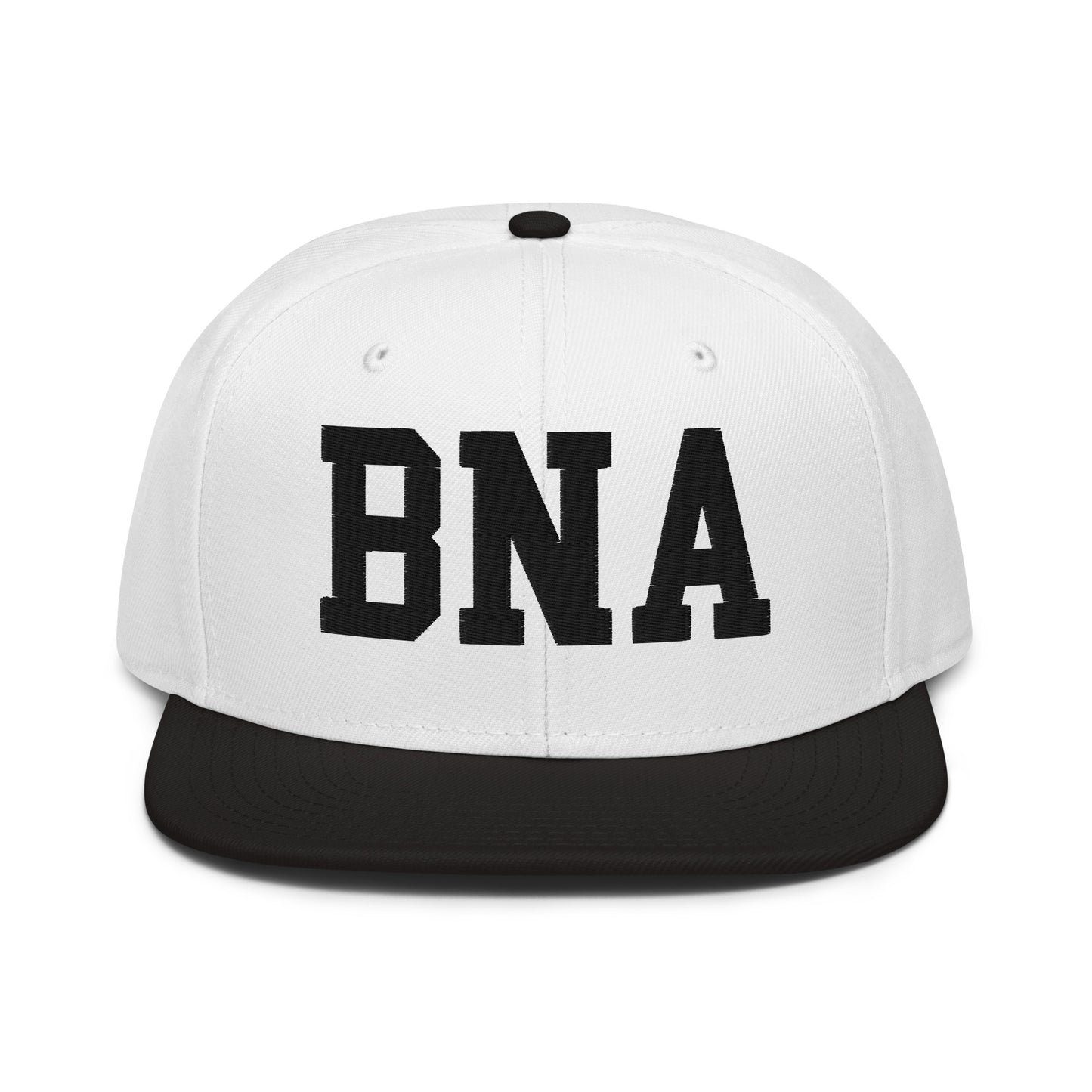 College-Style Wool-Blend Snapback Hat • Black • BNA Nashville • YHM Designs - Image 23