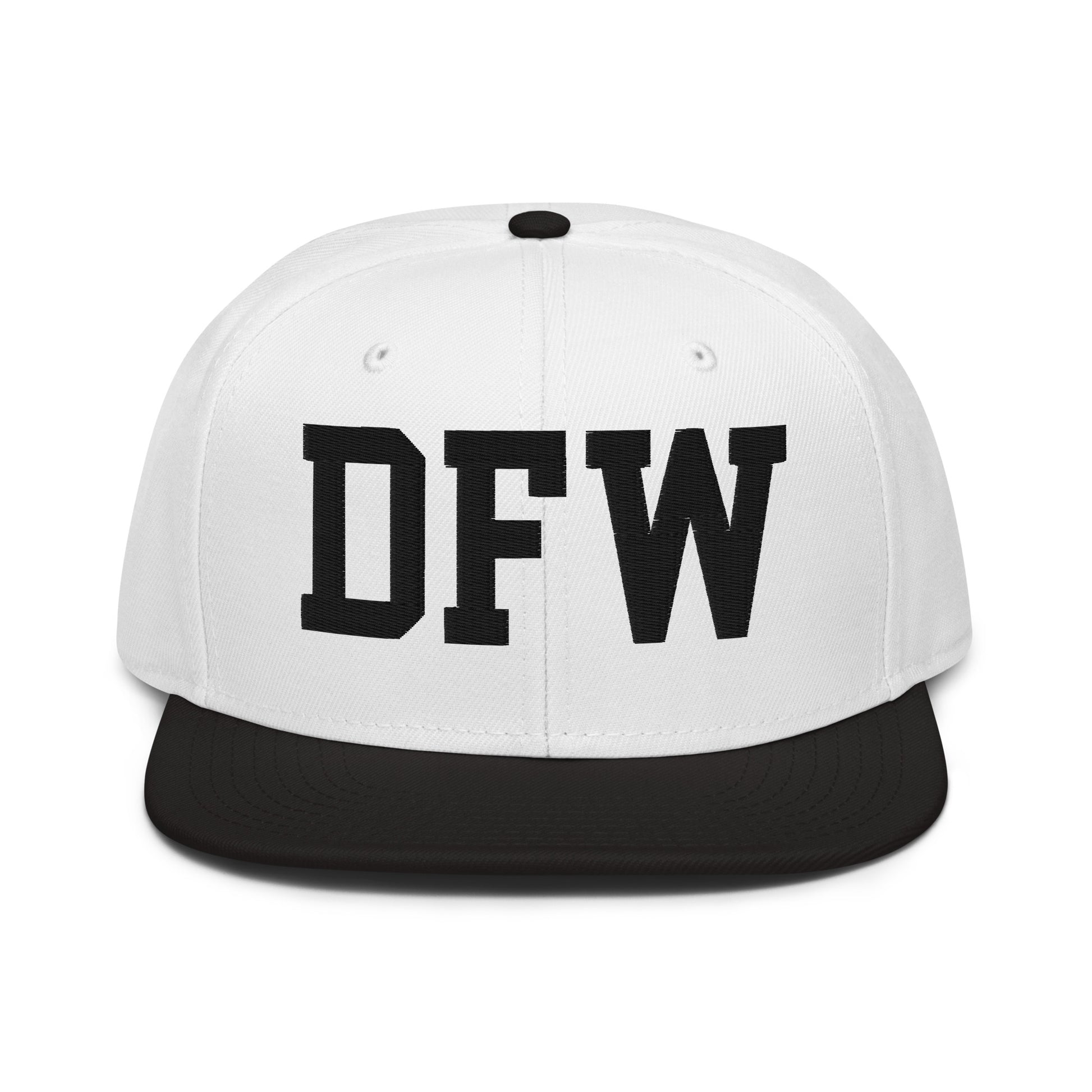 College-Style Wool-Blend Snapback Hat • Black • DFW Dallas • YHM Designs - Image 23