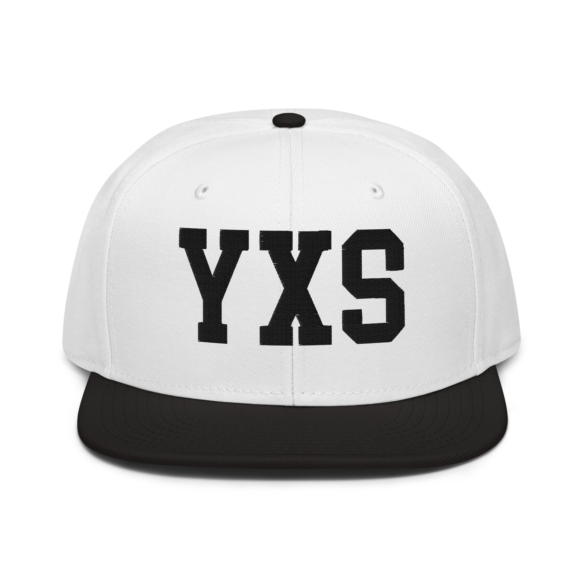College-Style Wool-Blend Snapback Hat • Black • YXS Prince George • YHM Designs - Image 23