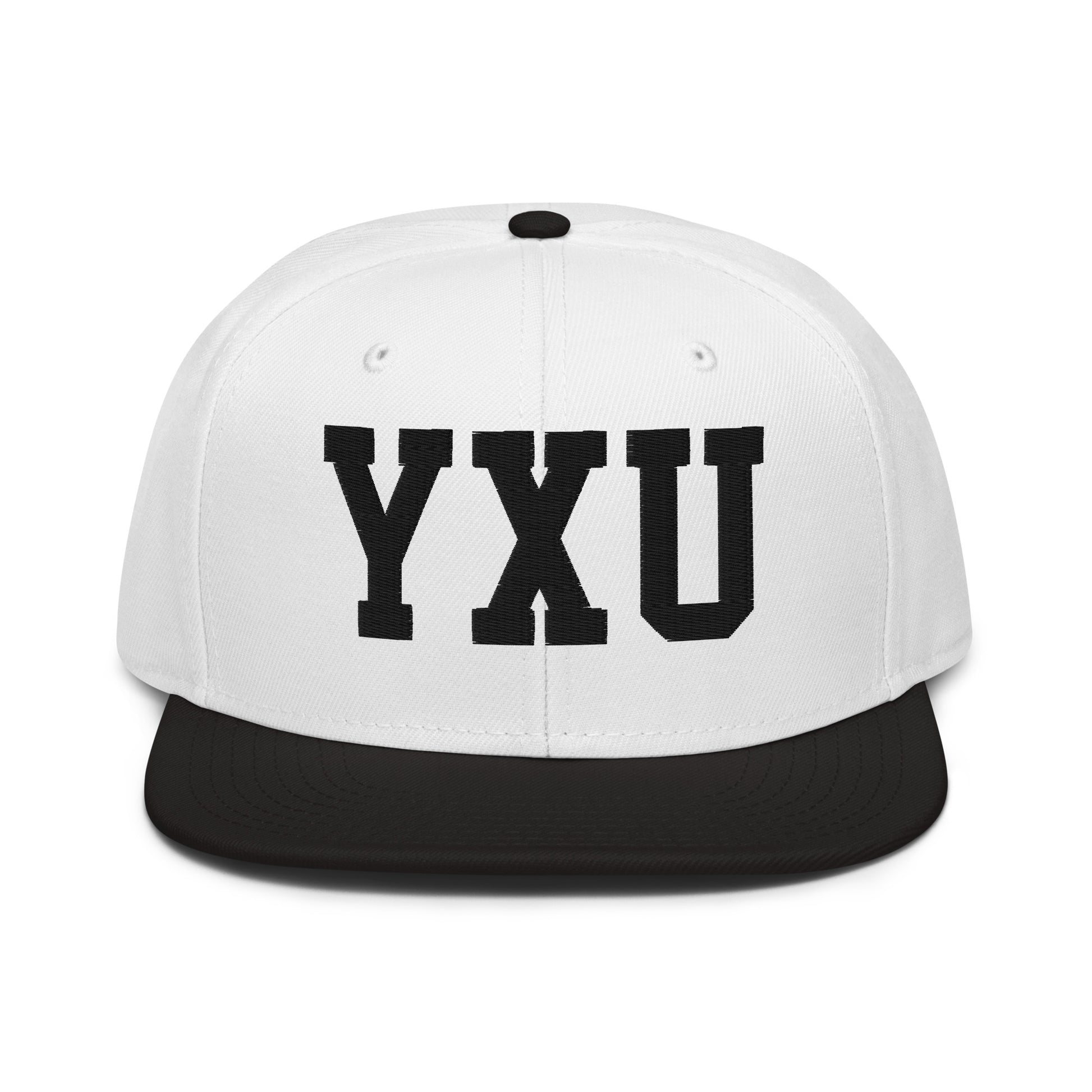 College-Style Wool-Blend Snapback Hat • Black • YXU London • YHM Designs - Image 23