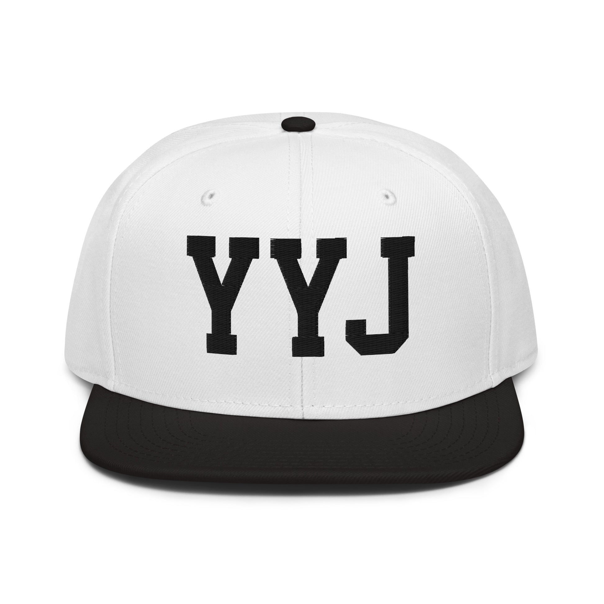 College-Style Wool-Blend Snapback Hat • Black • YYJ Victoria • YHM Designs - Image 23
