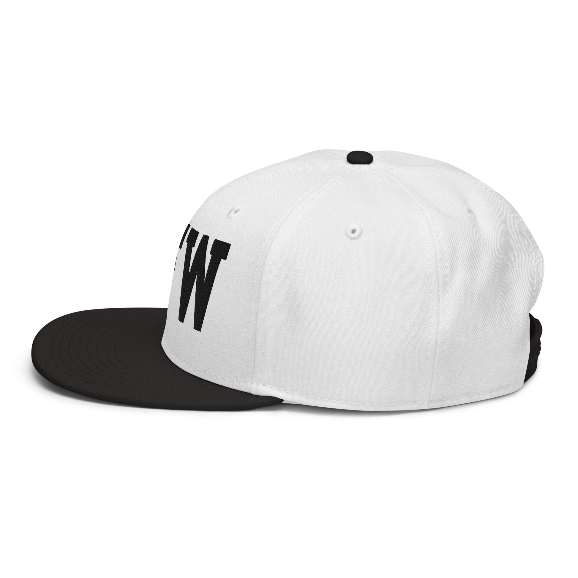 College-Style Wool-Blend Snapback Hat • Black • DFW Dallas • YHM Designs - Image 25