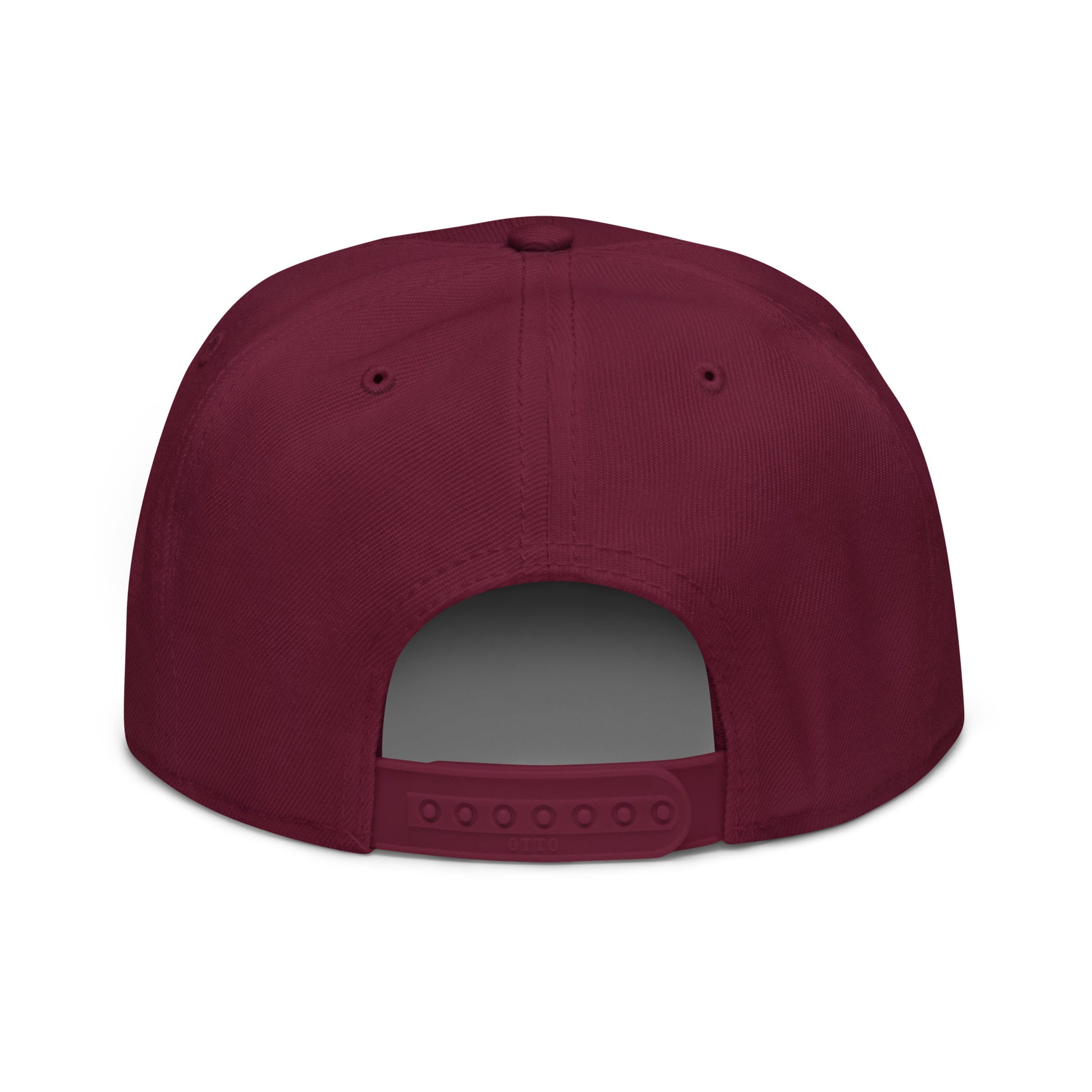 College-Style Wool-Blend Snapback Hat • Maroon • YHM Hamilton • YHM Designs - Image 08