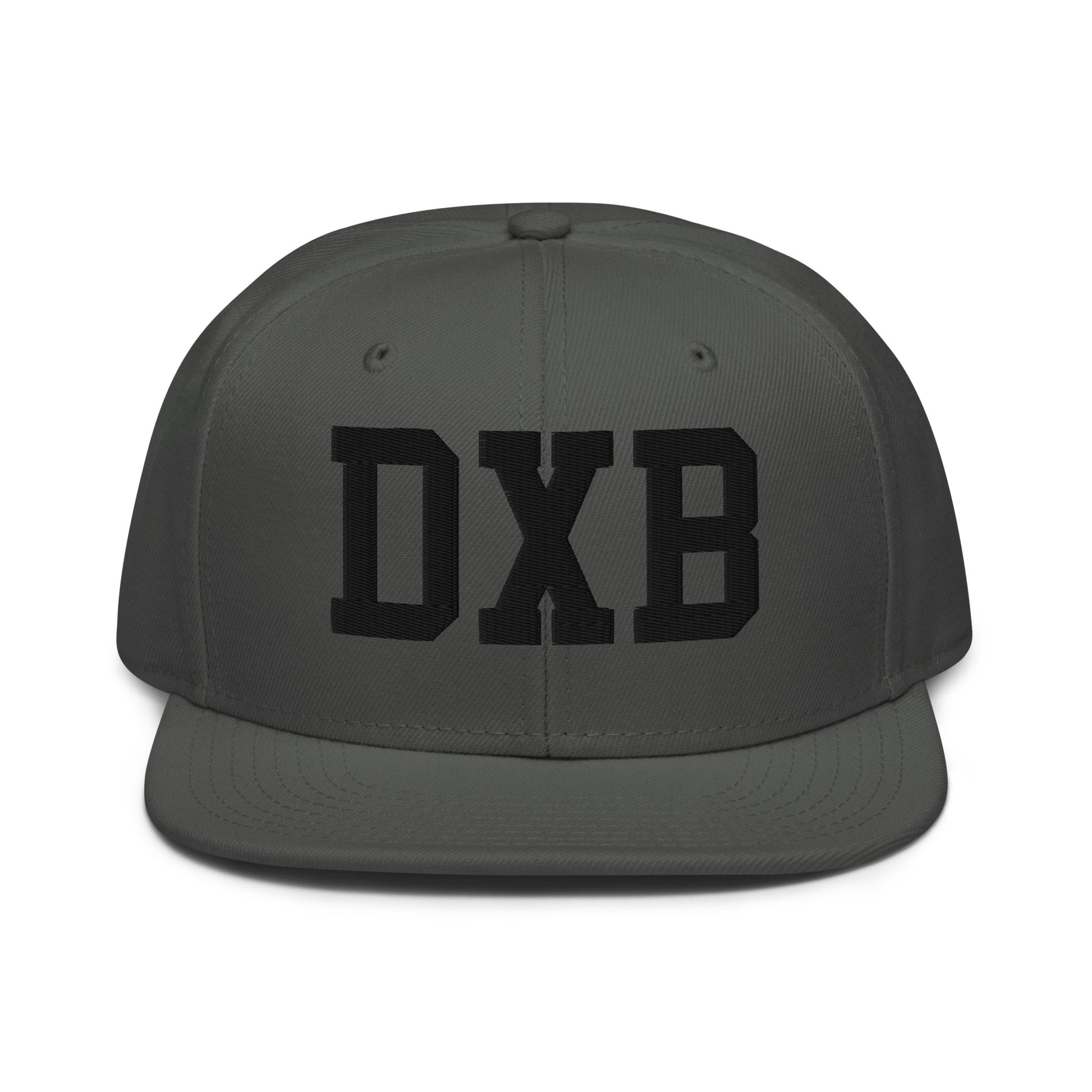 College-Style Wool-Blend Snapback Hat • Black • DXB Dubai • YHM Designs - Image 15