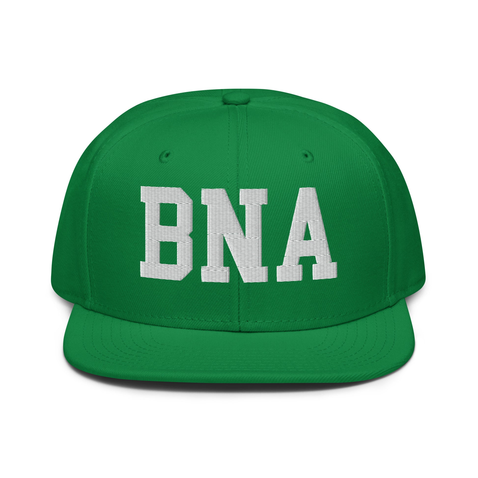 College-Style Wool-Blend Snapback Hat • White • BNA Nashville • YHM Designs - Image 18