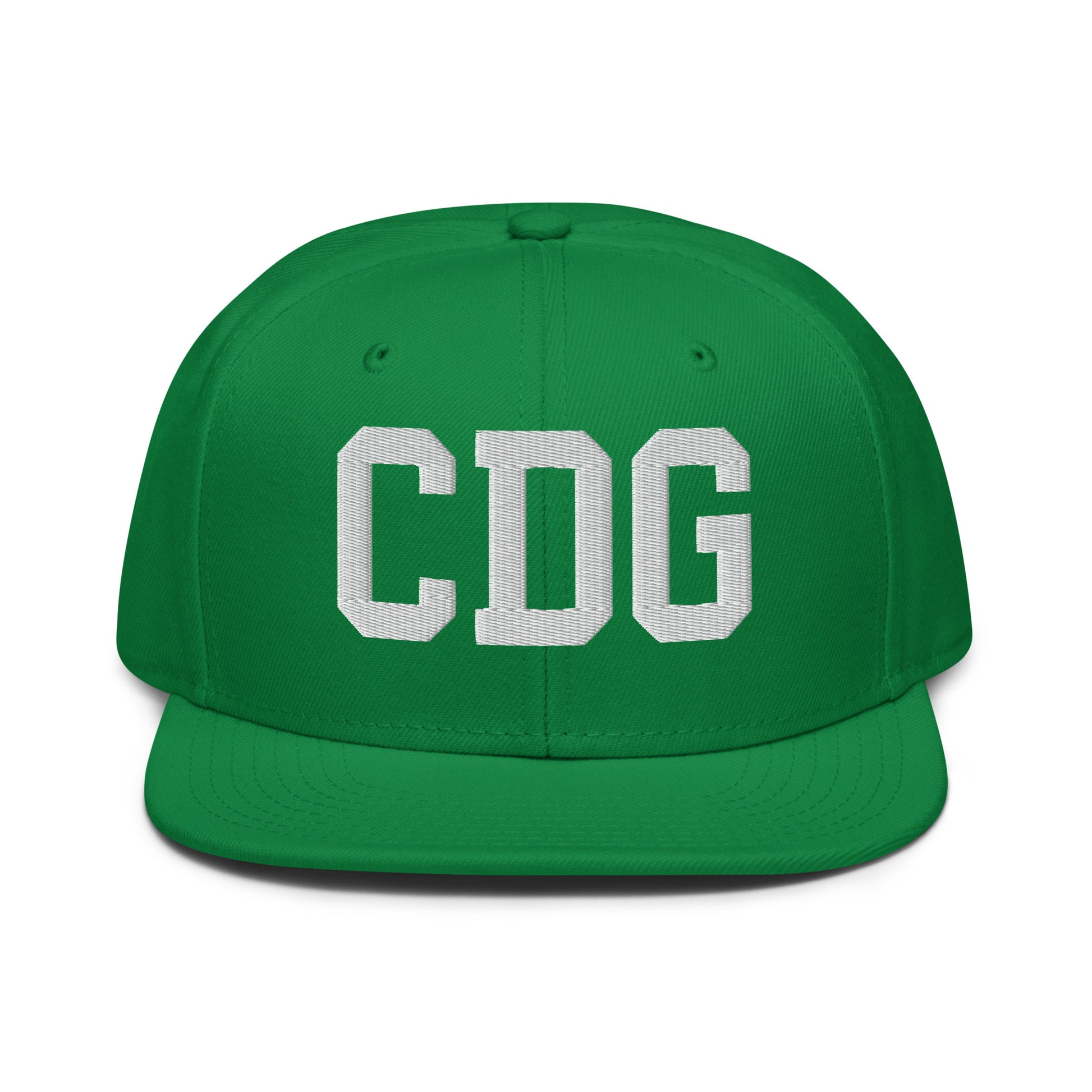College-Style Wool-Blend Snapback Hat • White • CDG Paris • YHM Designs - Image 18