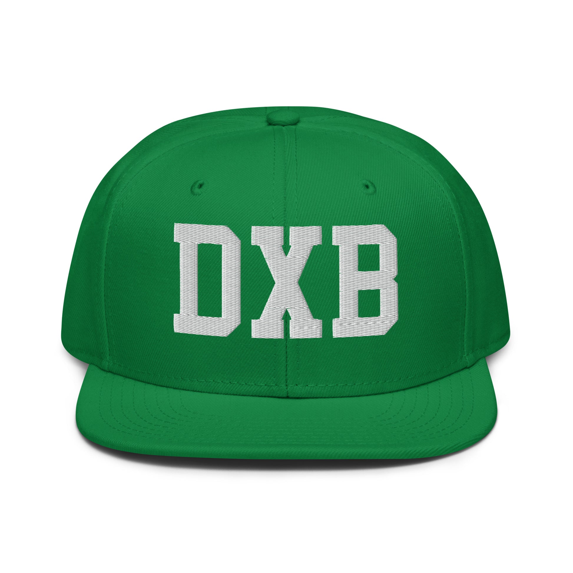 College-Style Wool-Blend Snapback Hat • White • DXB Dubai • YHM Designs - Image 18